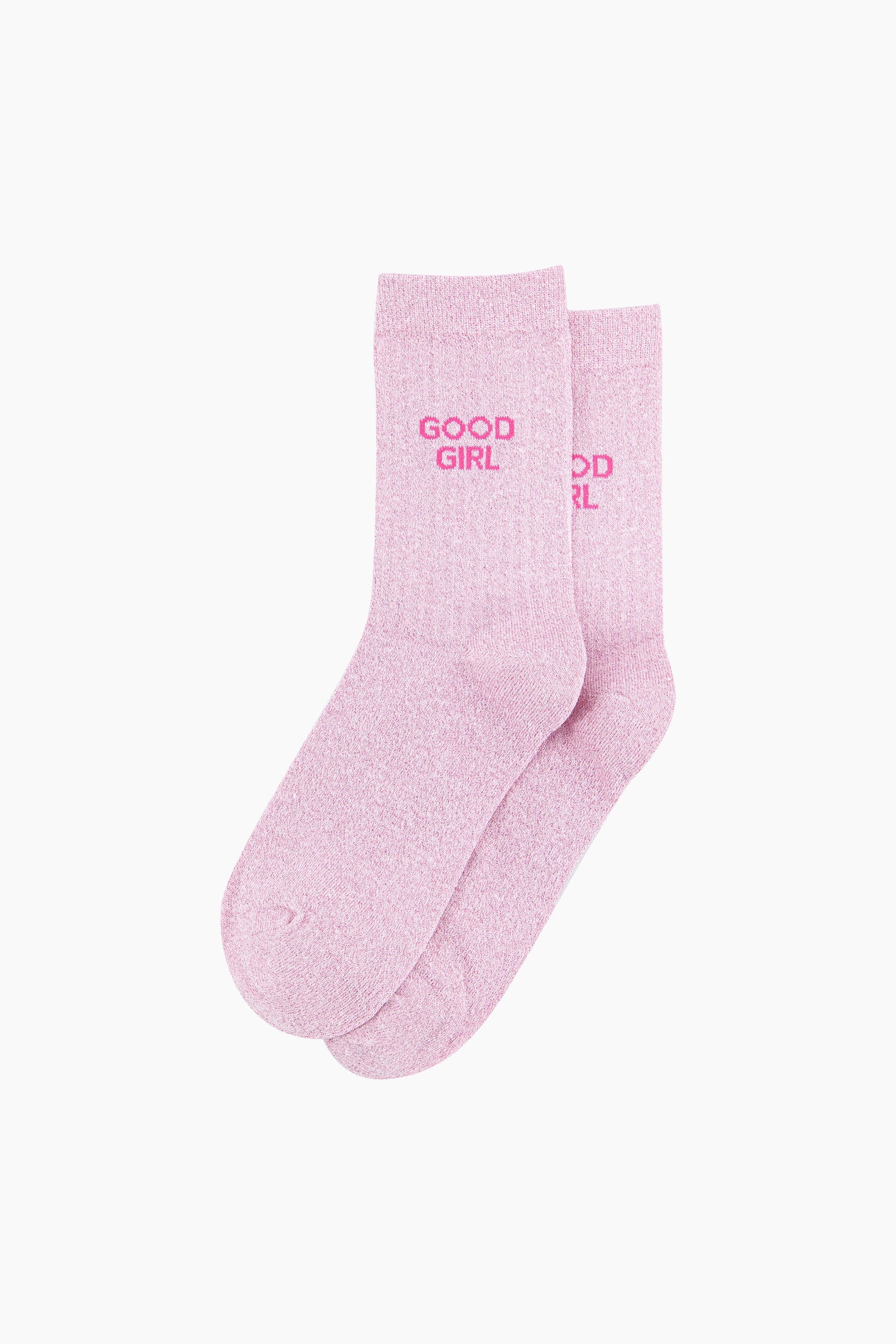 Good-Girl-Combed-Cotton-Glitter-Socks-in-Light-Pink-In-Packaging