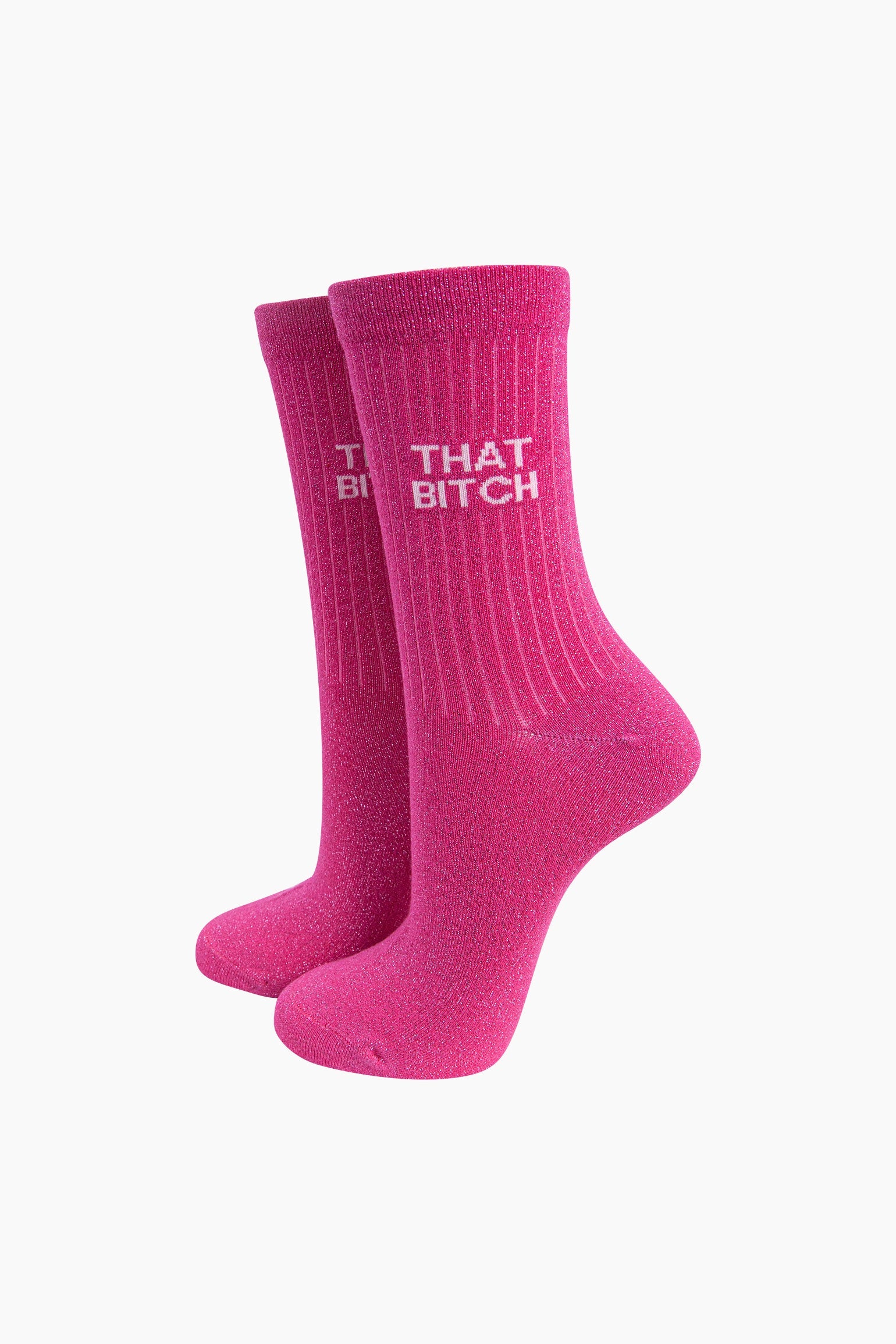 That-Bitch-Combed-Cotton-Glitter-Socks-in-Hot-Pink-Mannequin