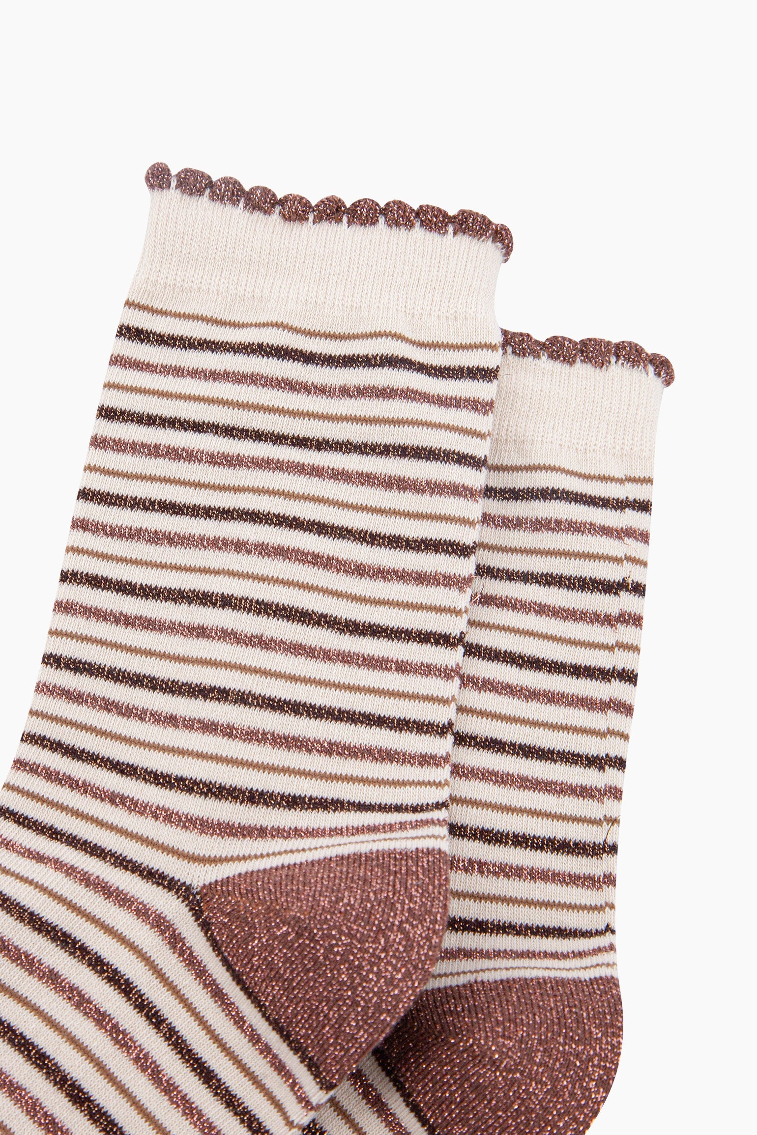 Stripes-Combed-Cotton-Glitter-Socks-in-Chocolate-close-up