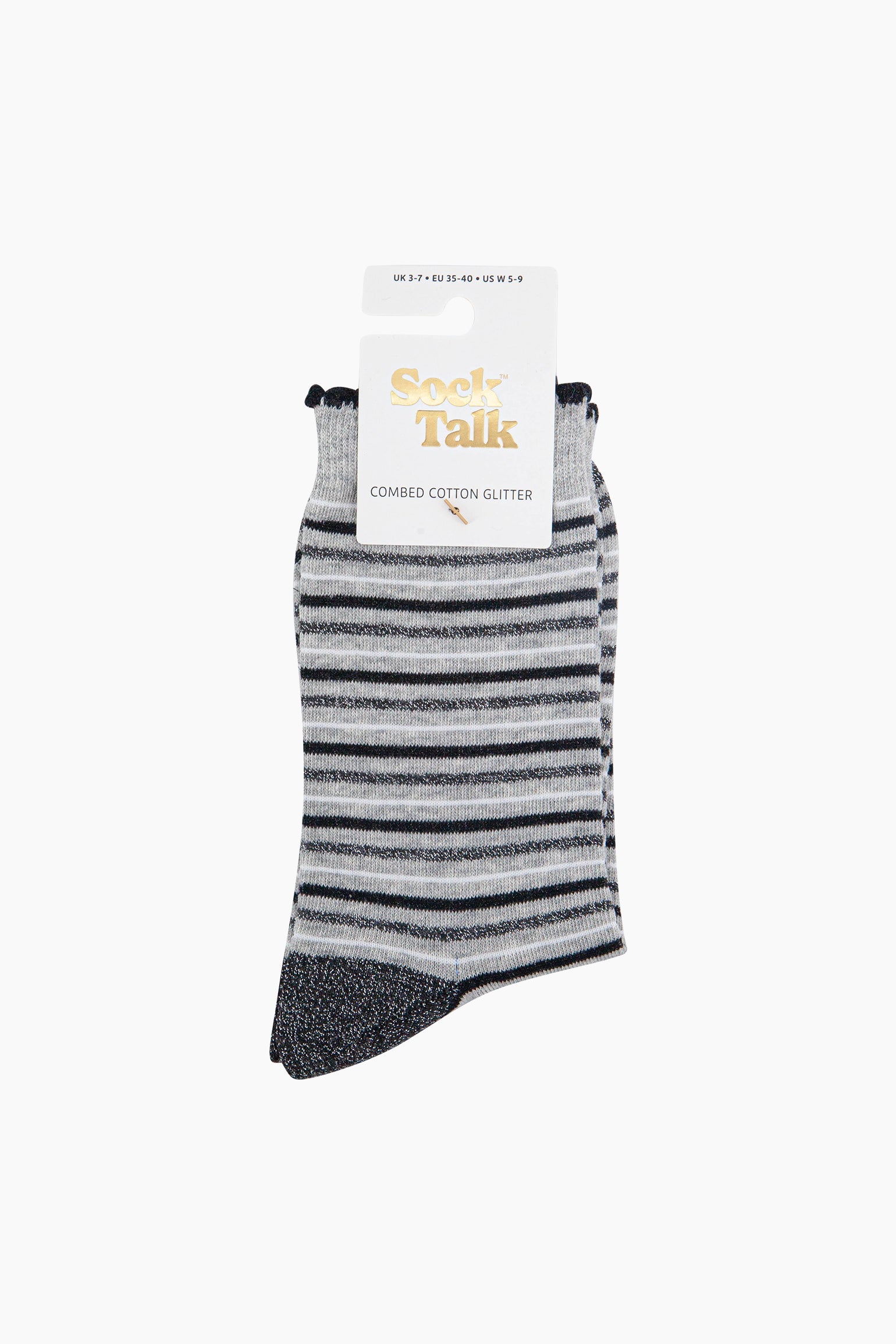 Stripes-Combed-Cotton-Glitter-Socks-in-Grey-Marl-in-packaging