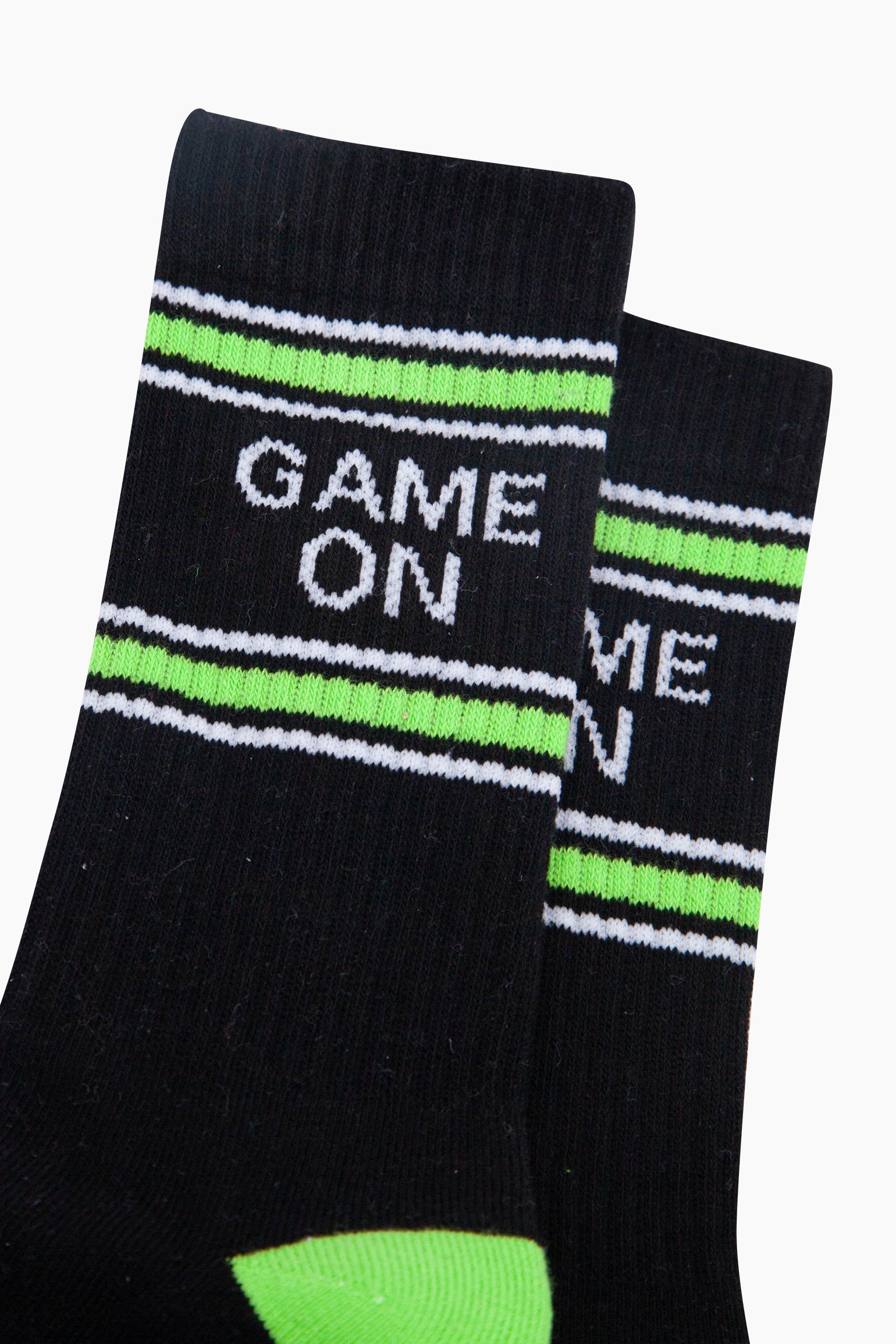 Game-On-Organic-Cotton-Sports-Socks-in-Black-Closeup
