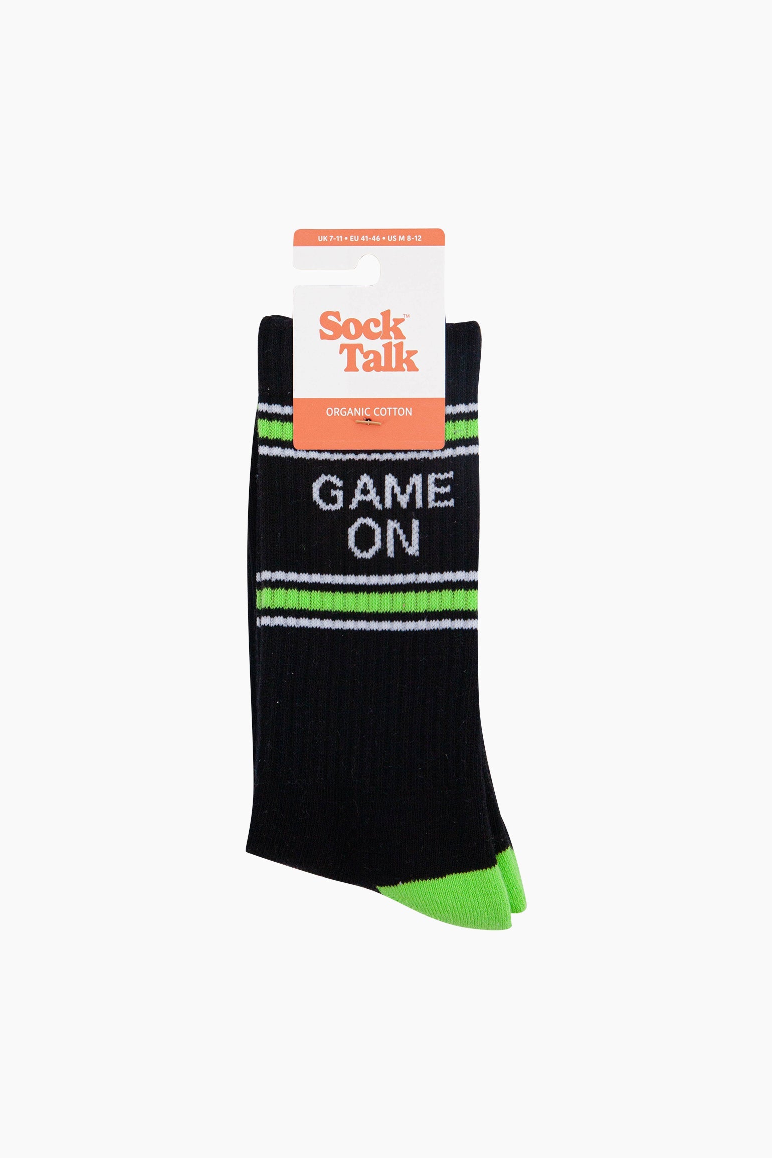 Game-On-Organic-Cotton-Sports-Socks-in-Black-In-Packaging