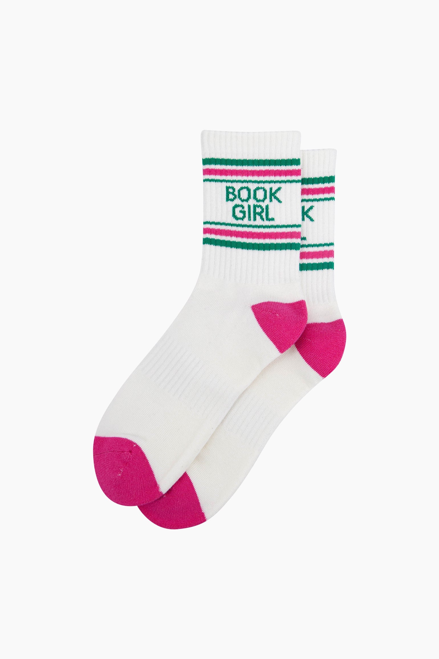 Book-Girl-Organic-Cotton-Sports-Socks-in-Cream-Lying-Flat