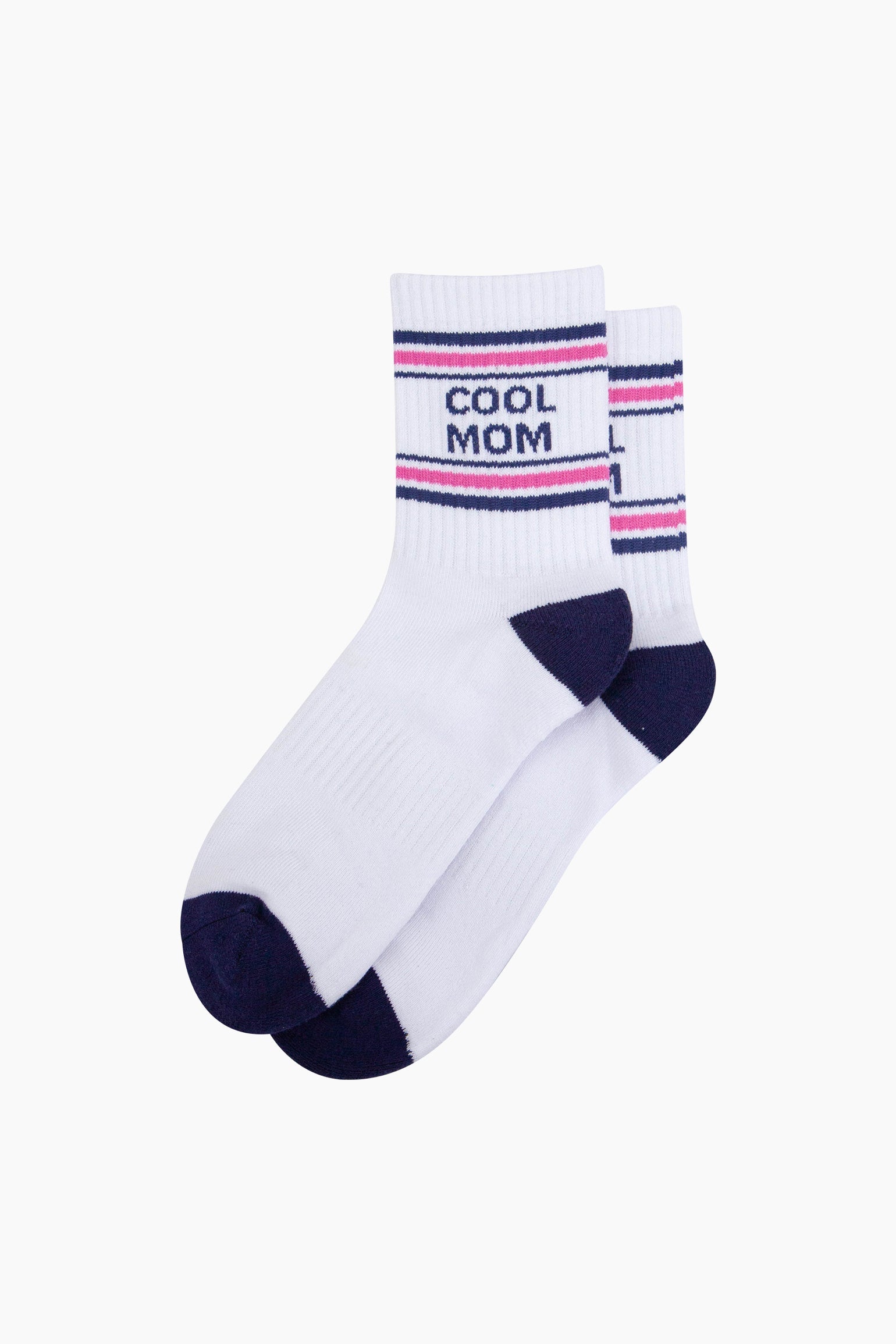 Cool-Mom-Organic-Cotton-Sports-Socks-in-White-Lying-Flat