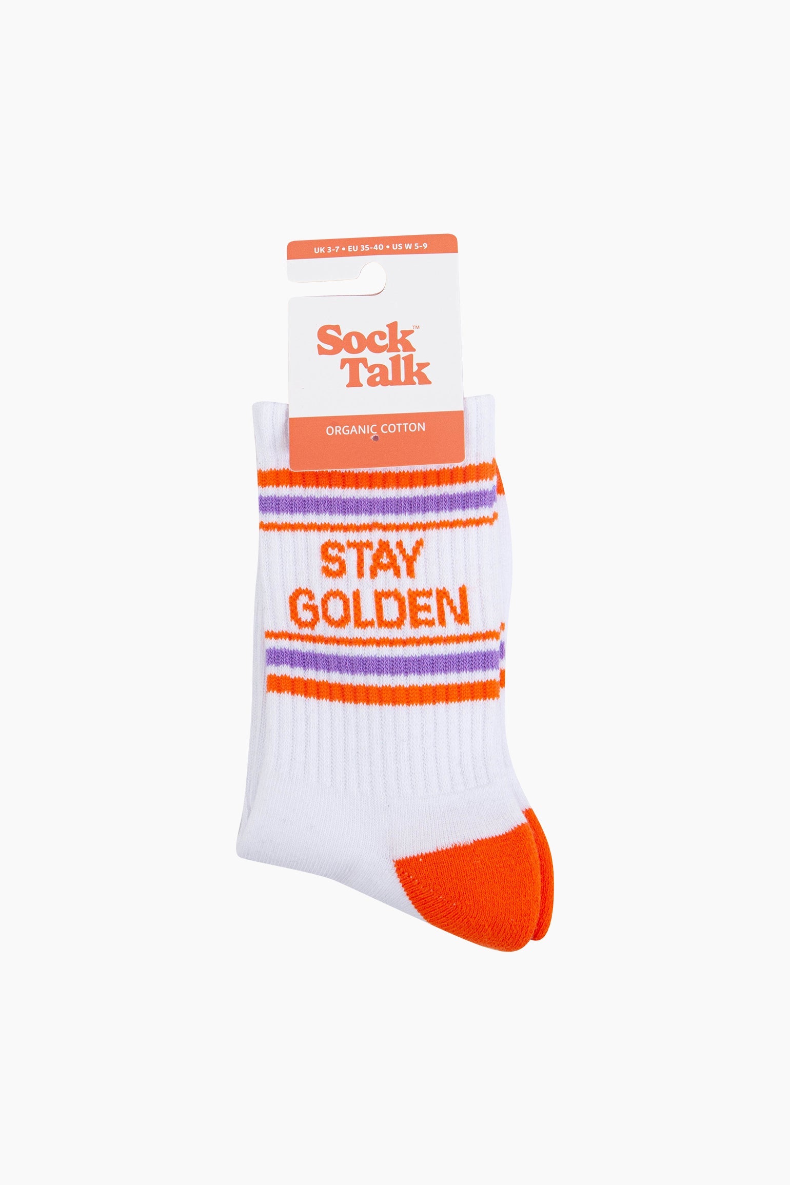 Stay-Golden-Organic-Cotton-Sports-Socks-in-White-in-packaging