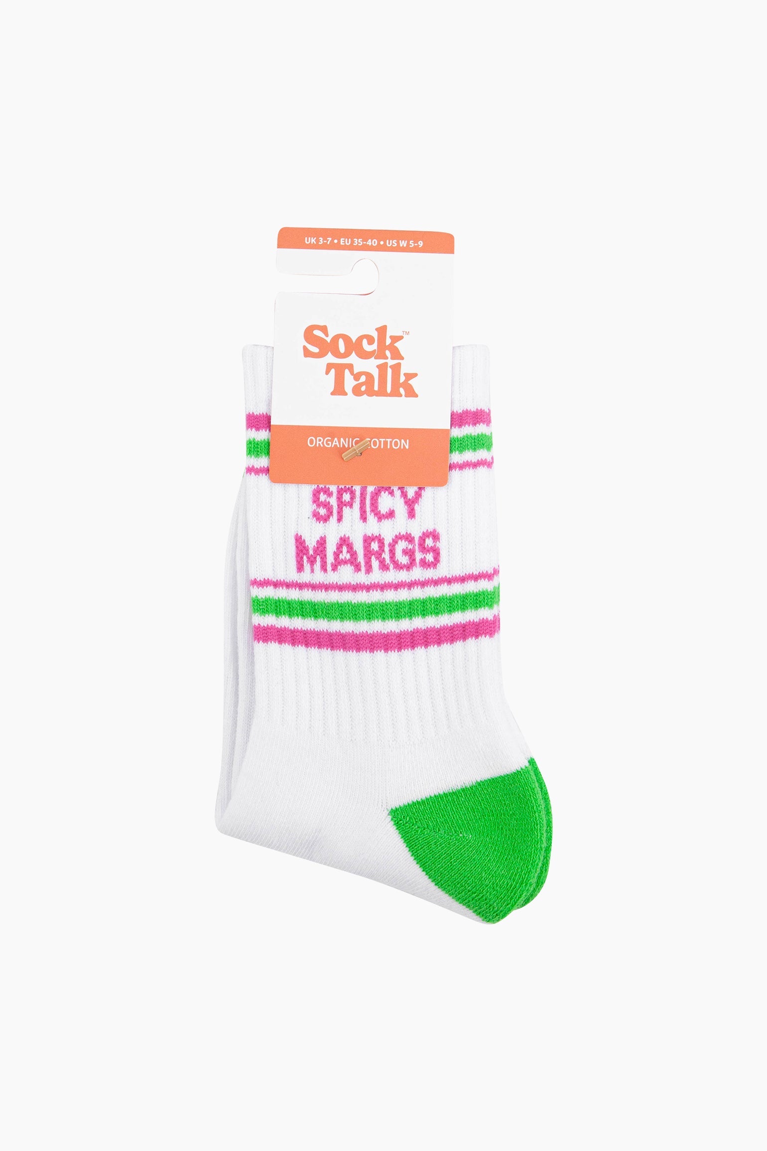 Spicy-Margs-Organic-Cotton-Sports-Socks-in-White-in-packaging