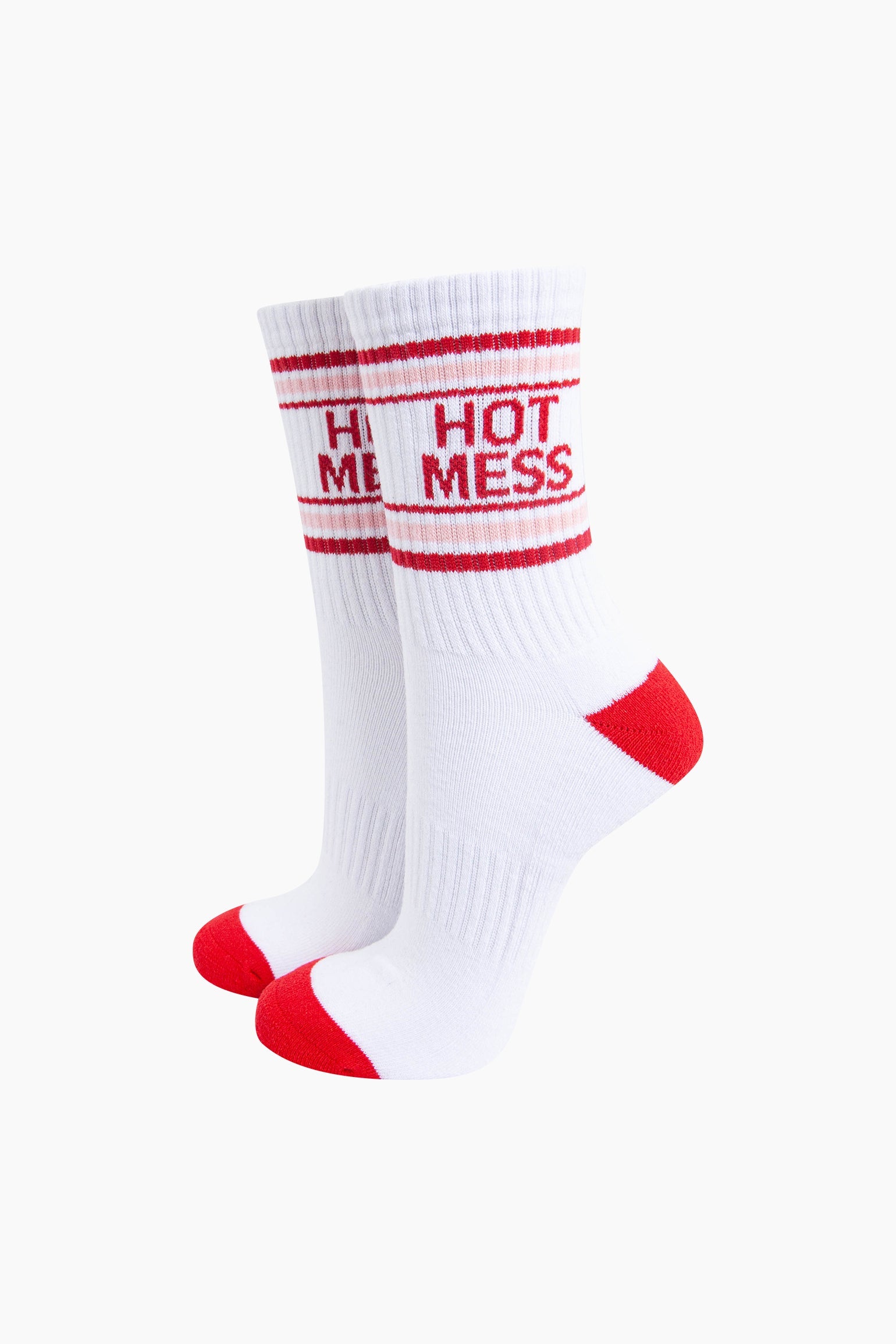 Hot-Mess-Organic-Cotton-Sports-Socks-in-White-Mannequin