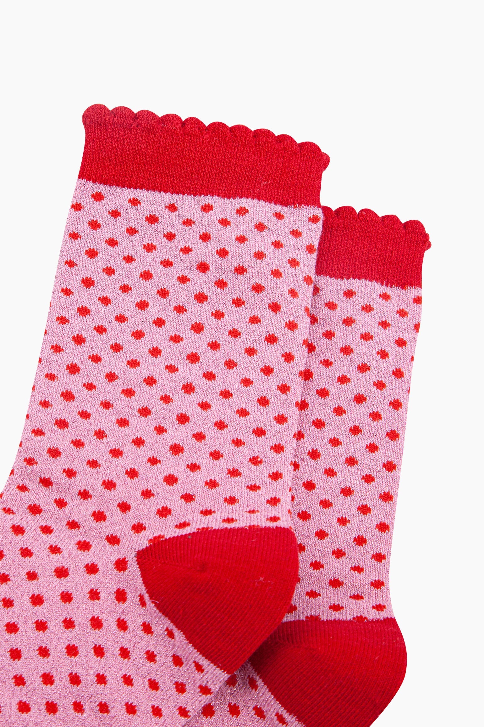 Polka-Dots-Combed-Cotton-Glitter-Socks-in-Light-Pink-Closeup