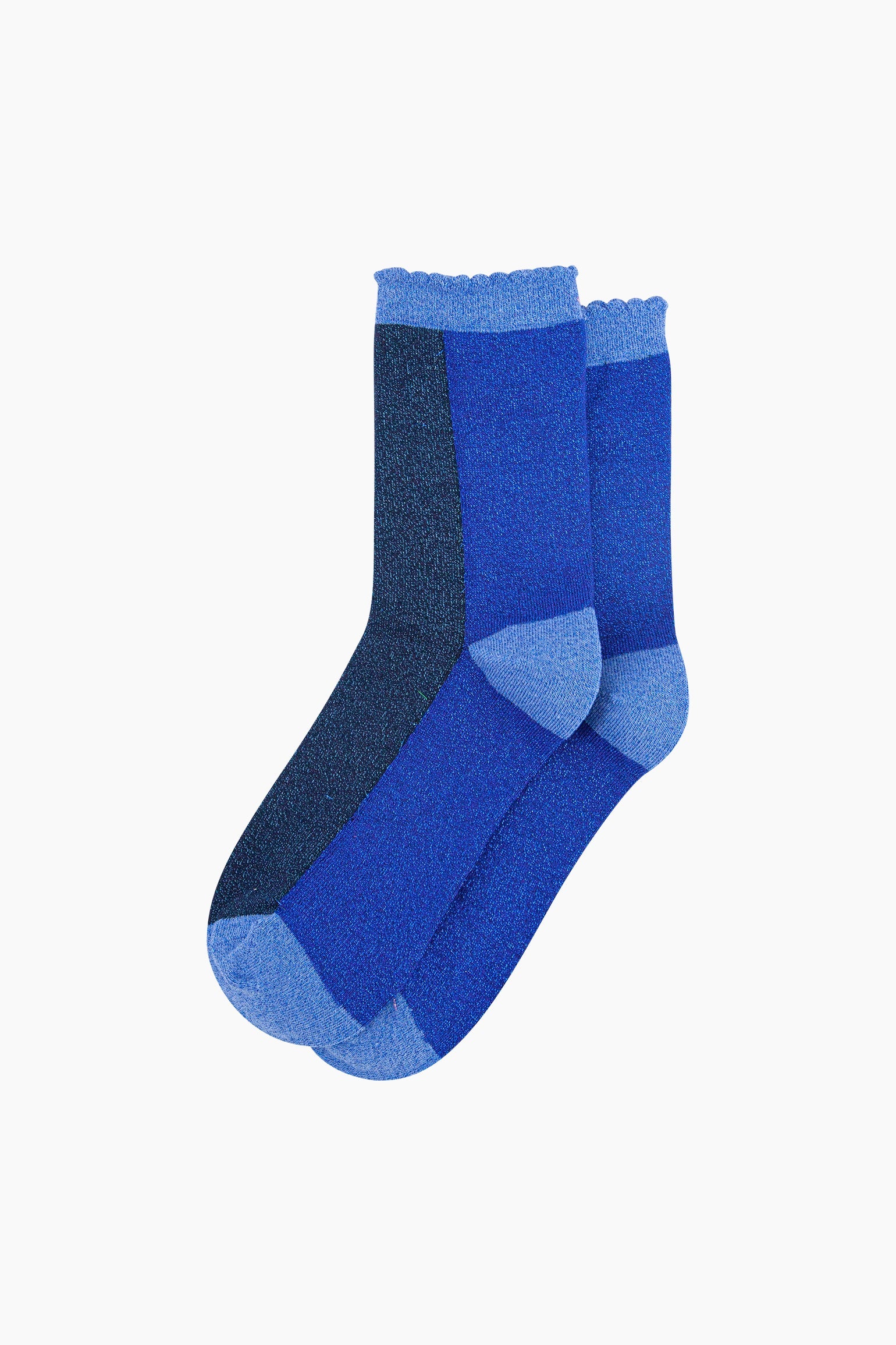 Colour-Block-Combed-Cotton-Glitter-Socks-in-Navy-Blue-Blue-flat-lay
