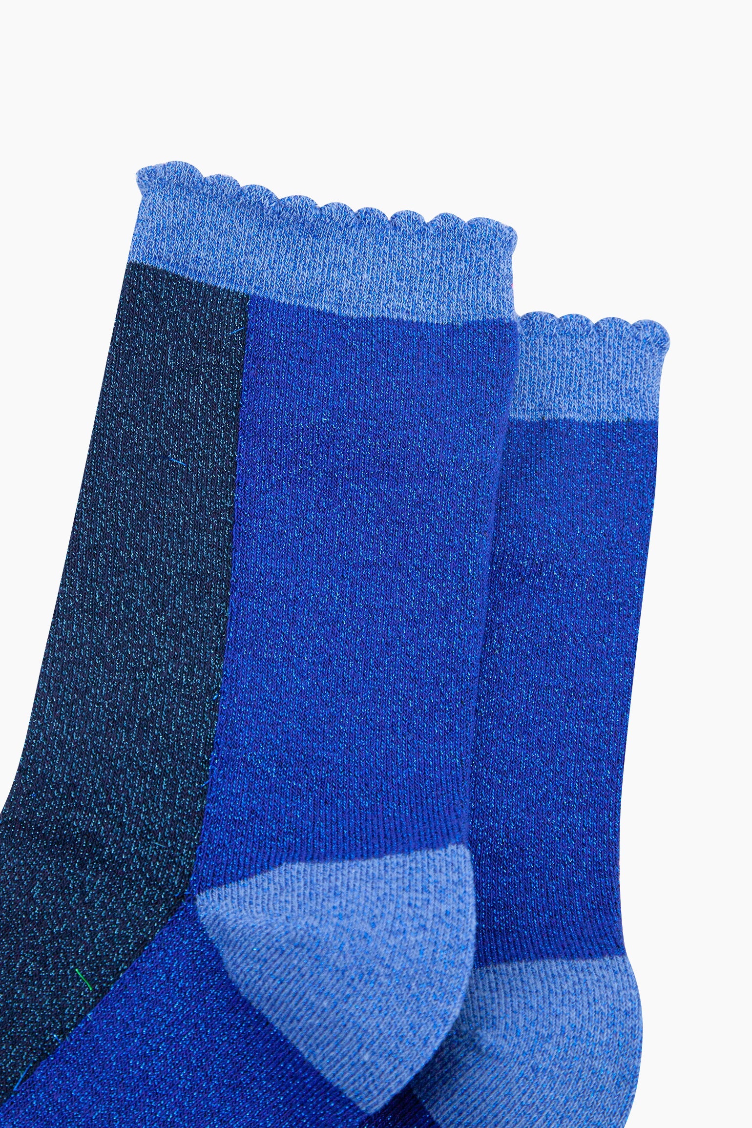 Colour-Block-Combed-Cotton-Glitter-Socks-in-Navy-Blue-Blue-close-up
