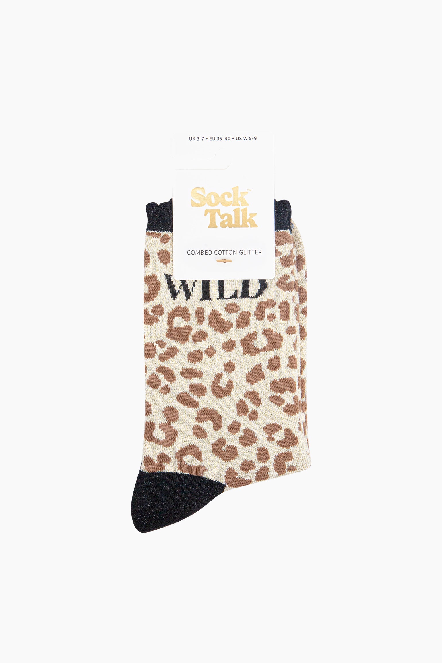 Wild-Leopard-Combed-Cotton-Glitter-Socks-in-Cream-In-Packaging