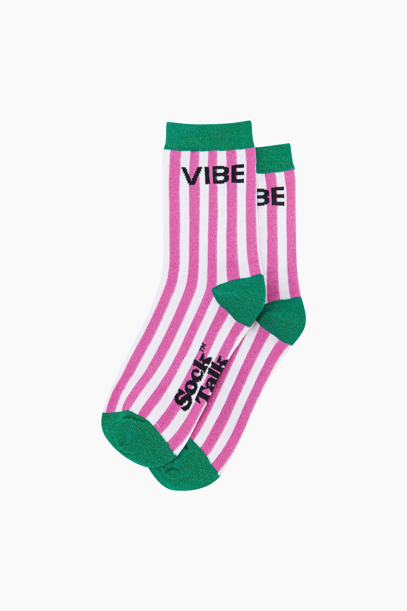 Vibe-Combed-Cotton-Glitter-Socks-in-Green-mannequin-flat-lay