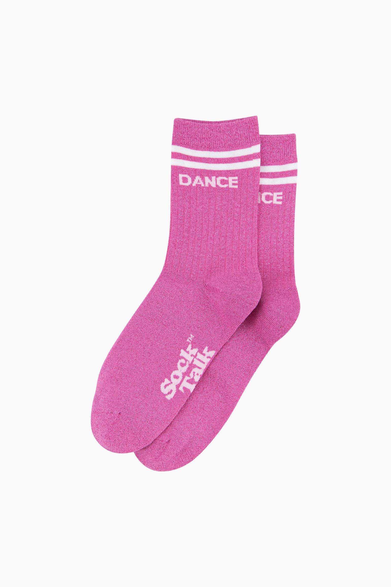 Dance-Combed-Cotton-Glitter-Socks-in-Hot-Pink-flat-lay