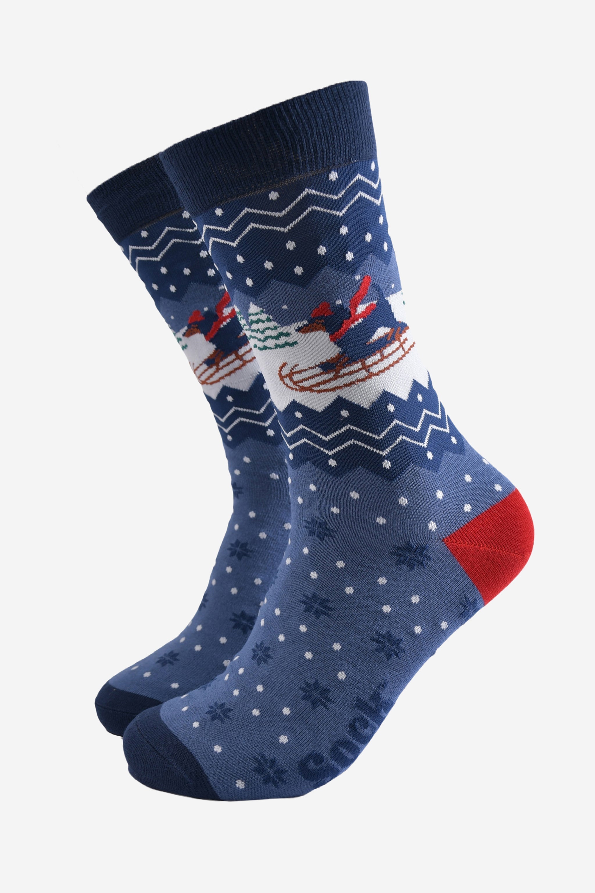 mens-socks-gift-box-navy-winter-sausage-dogs-sleigh
