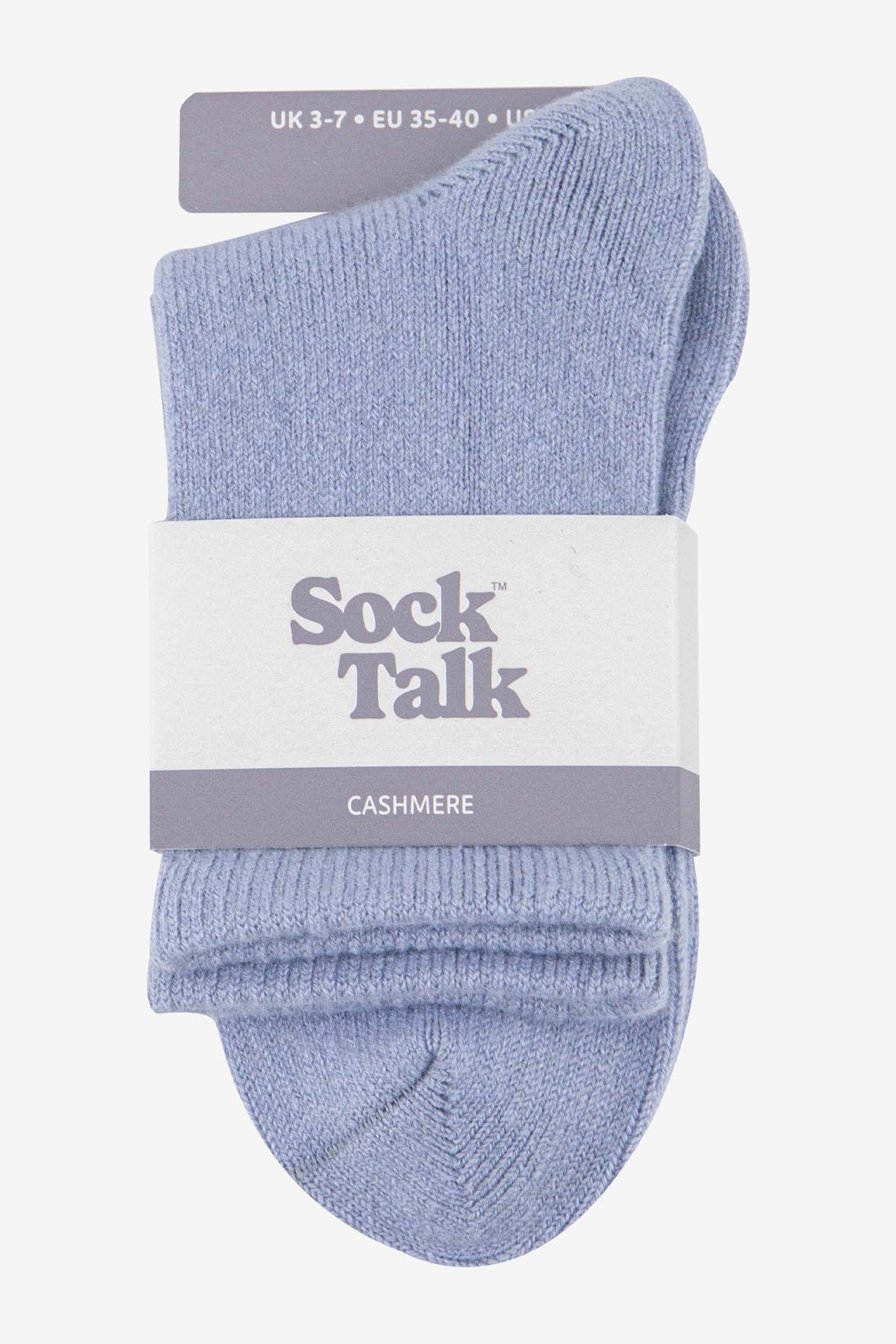 womens-cashmere-socks-ankle-socks-denim-blue-cashmere-in-sock-talk-packaging