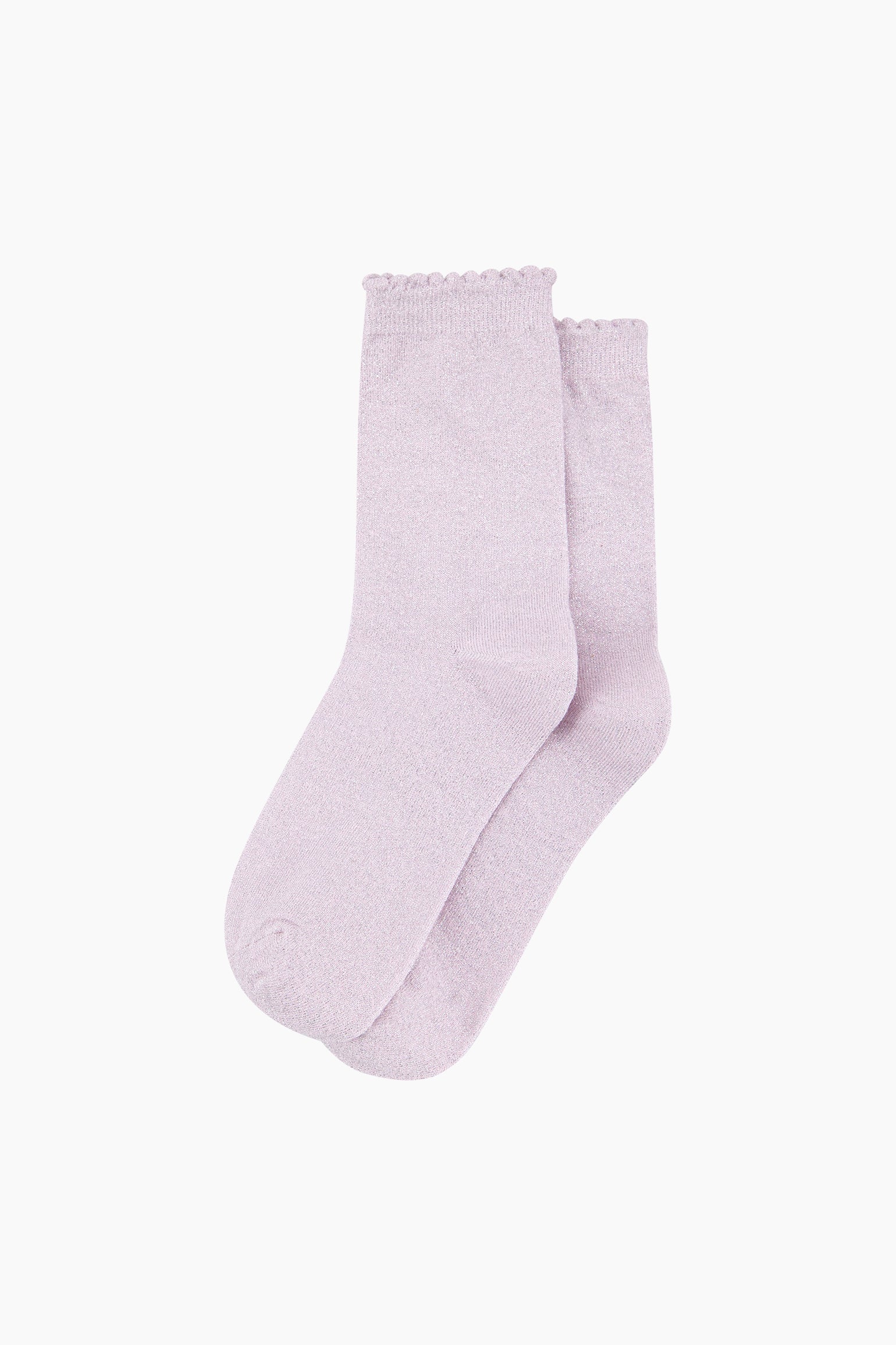 Plain-Combed-Cotton-Glitter-Socks-in-Baby-Pink-Lying-Flat