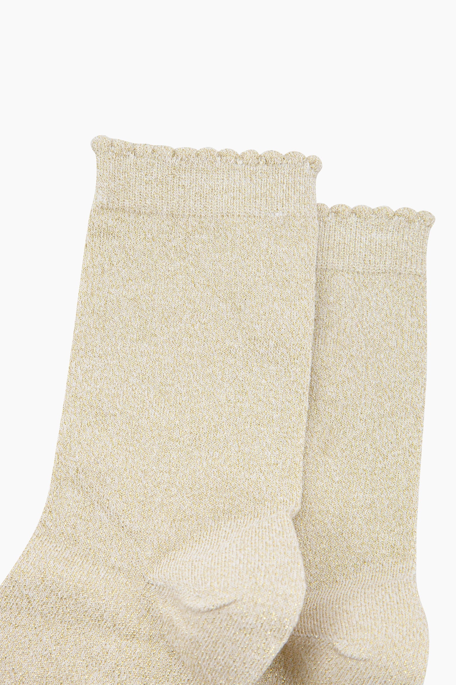 Plain-Combed-Cotton-Glitter-Socks-in-Light-Beige-Closeup