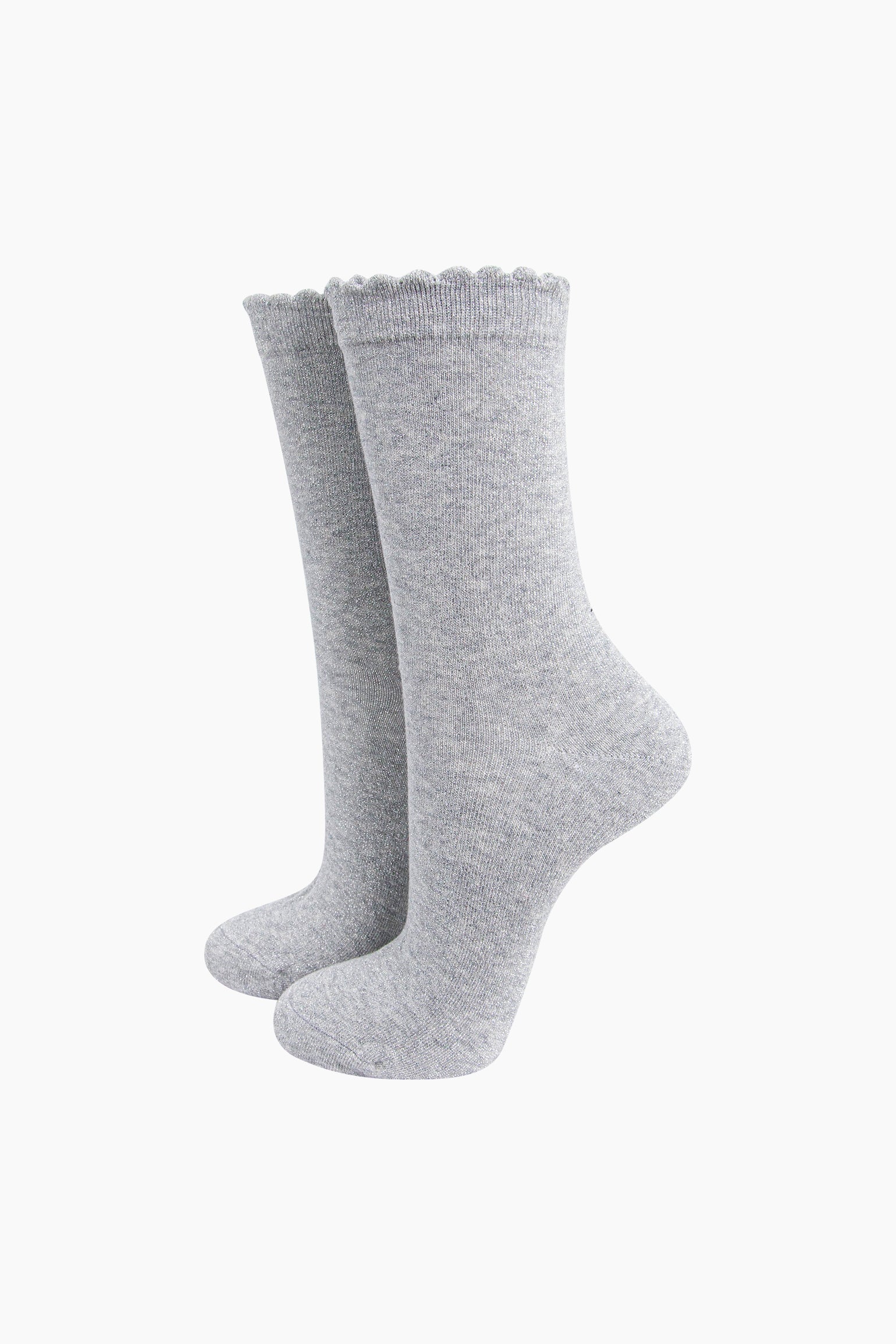 Plain-Combed-Cotton-Glitter-Socks-in-Light-Grey-Marl-Mannequin