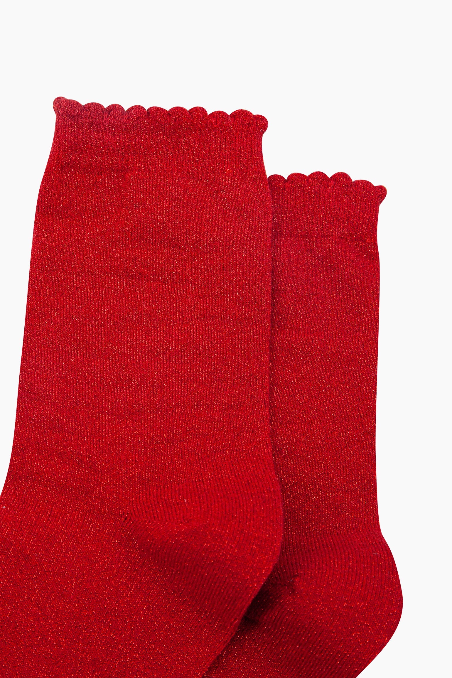 Plain-Combed-Cotton-Glitter-Socks-in-Scarlett-Closeup