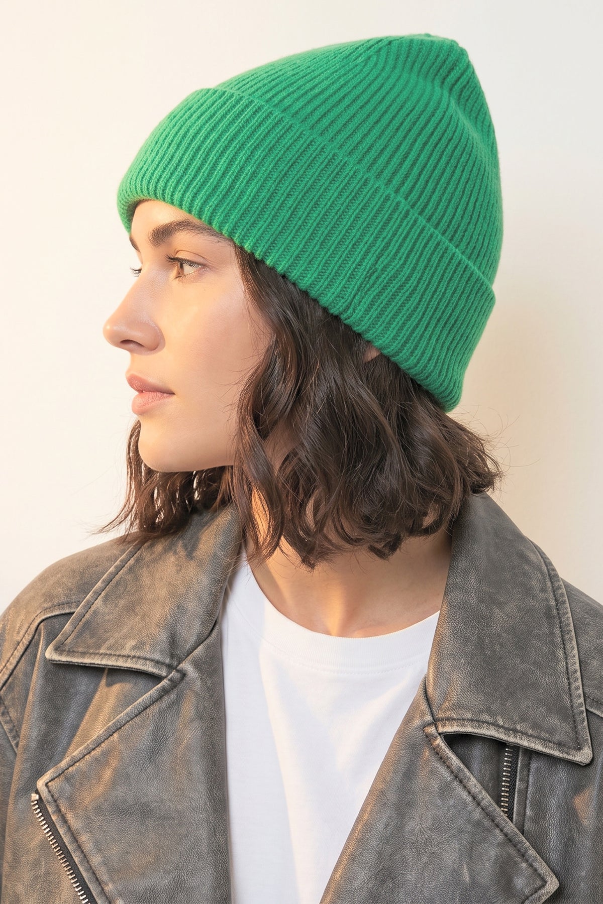 knitted-beanie-hat-green