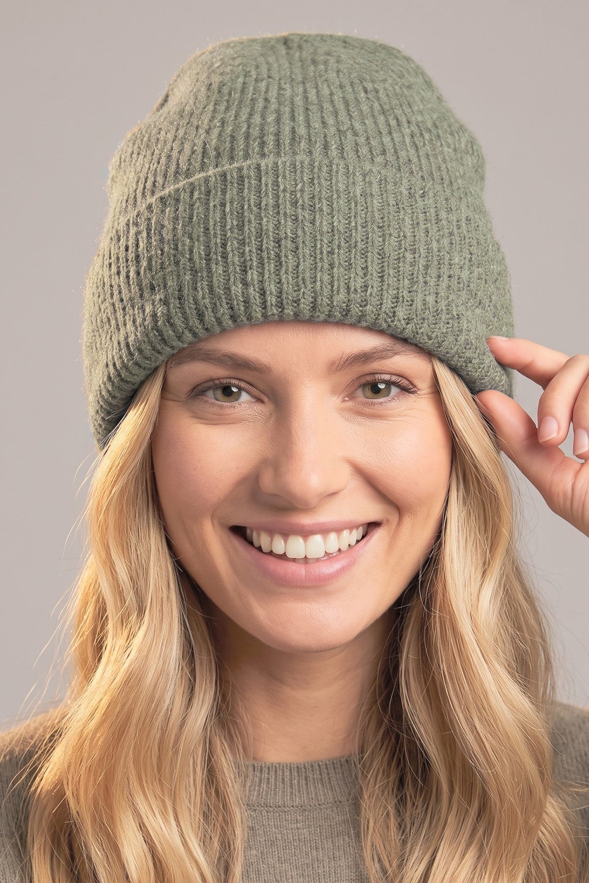 knitted-beanie-hat-khaki