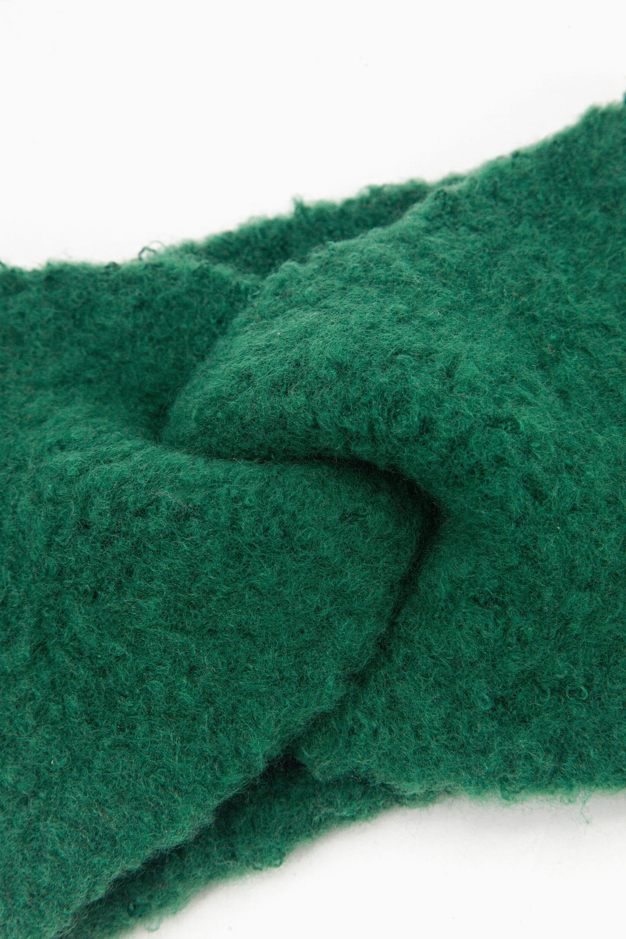 close up of the twist front on the knitted headband