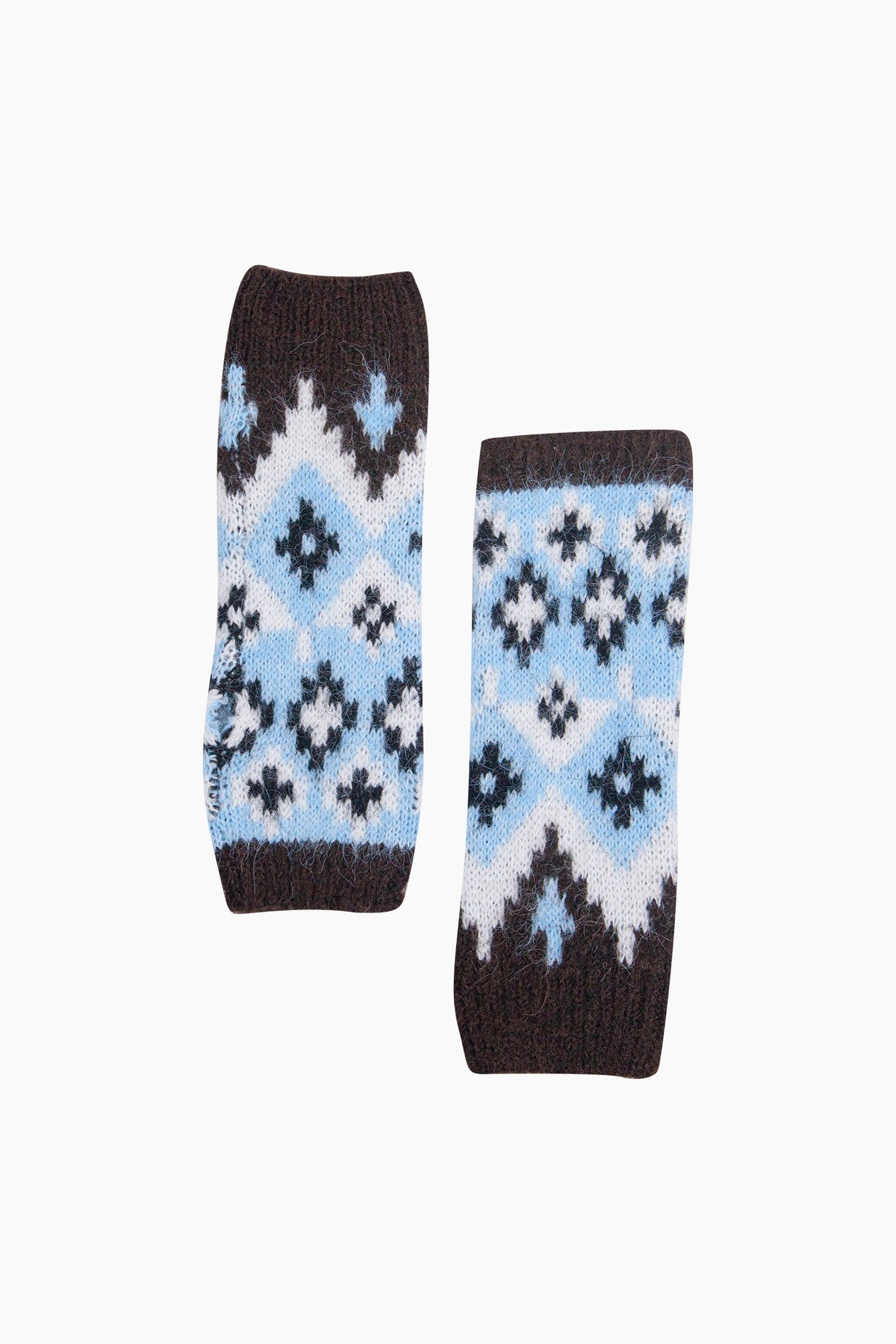 Nordic-Print-Wrist-Warmer-in-Brown/Blue