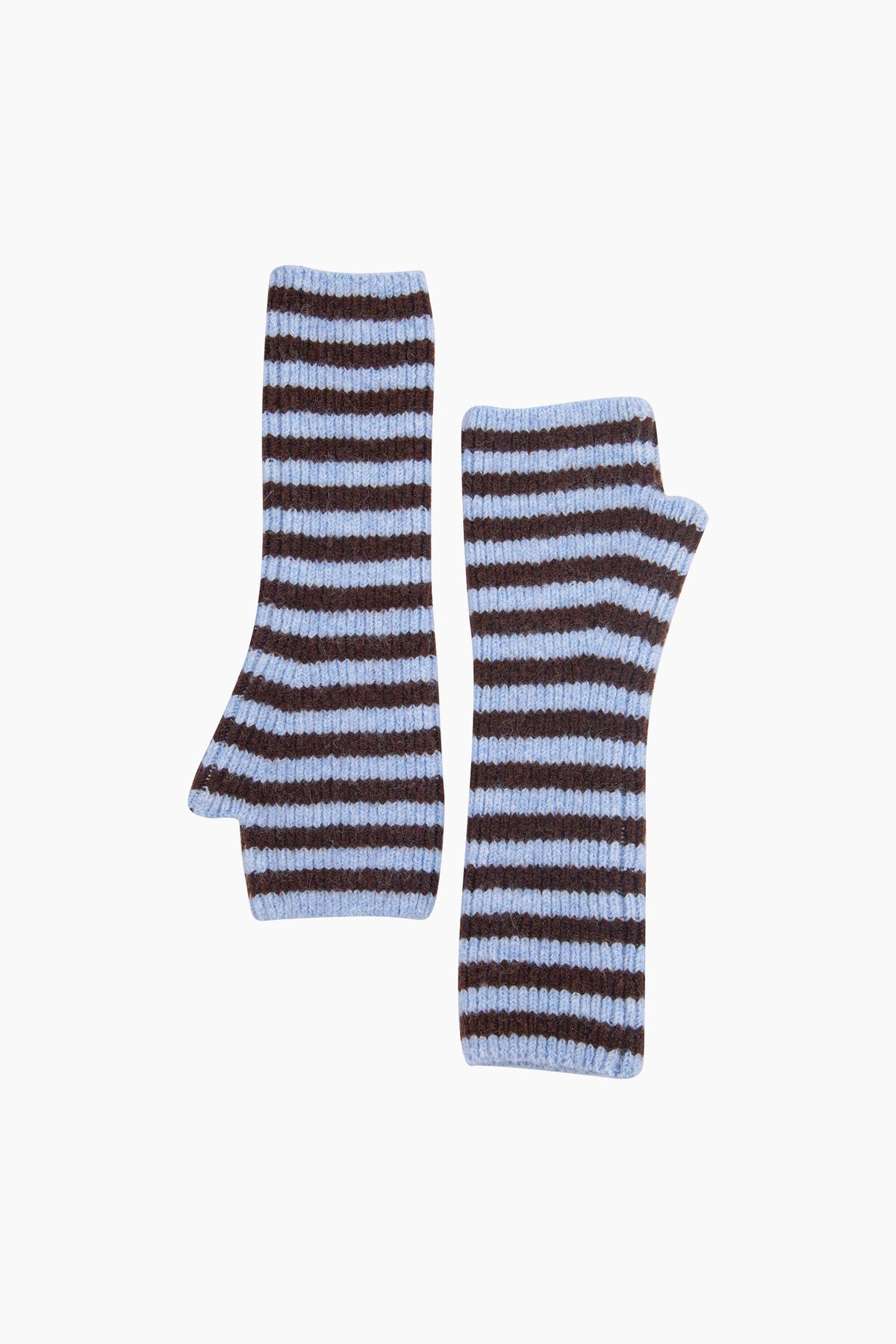 Brown-/Blue-Long-Striped-Wrist-Warmer