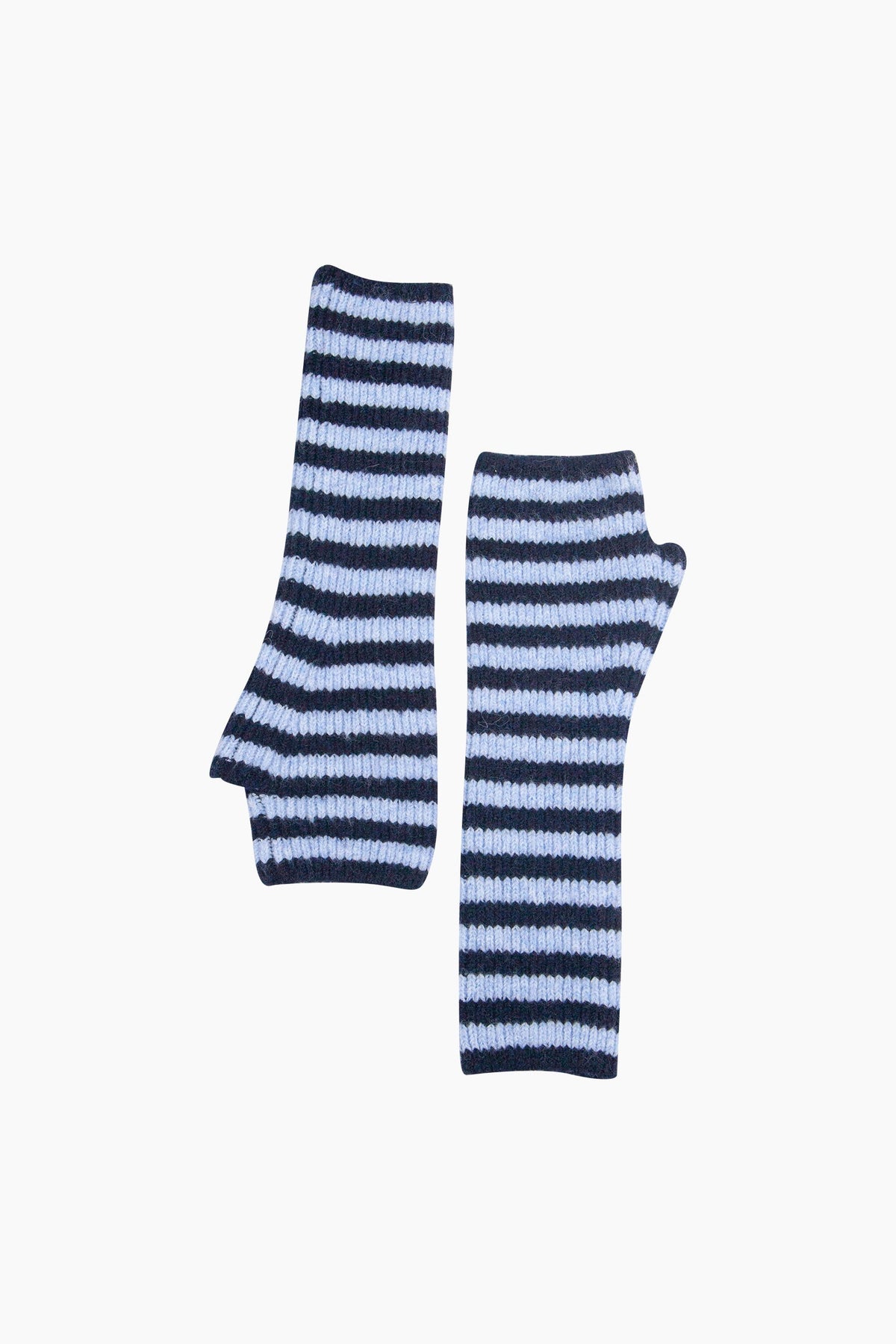 Navy-Blue/Denim-Blue-Long-Striped-Wrist-Warmer