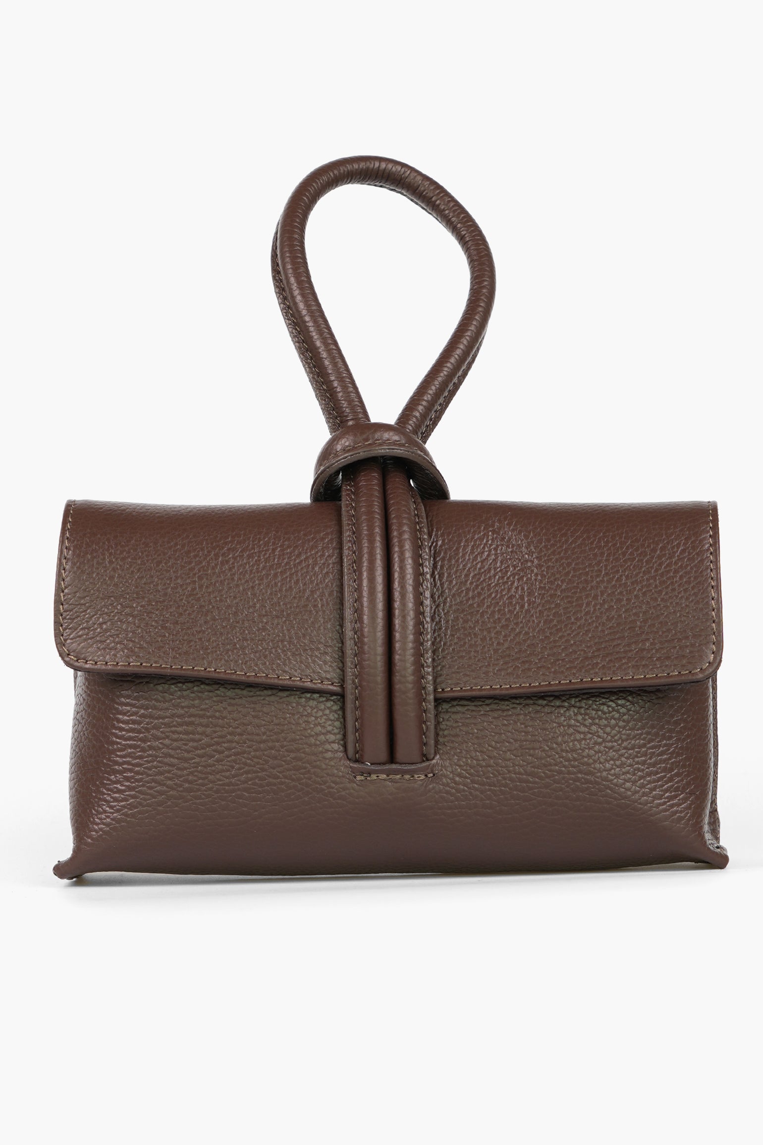 trixie-clutch-bag-chocolate-italian-pebble-grain-leather-front