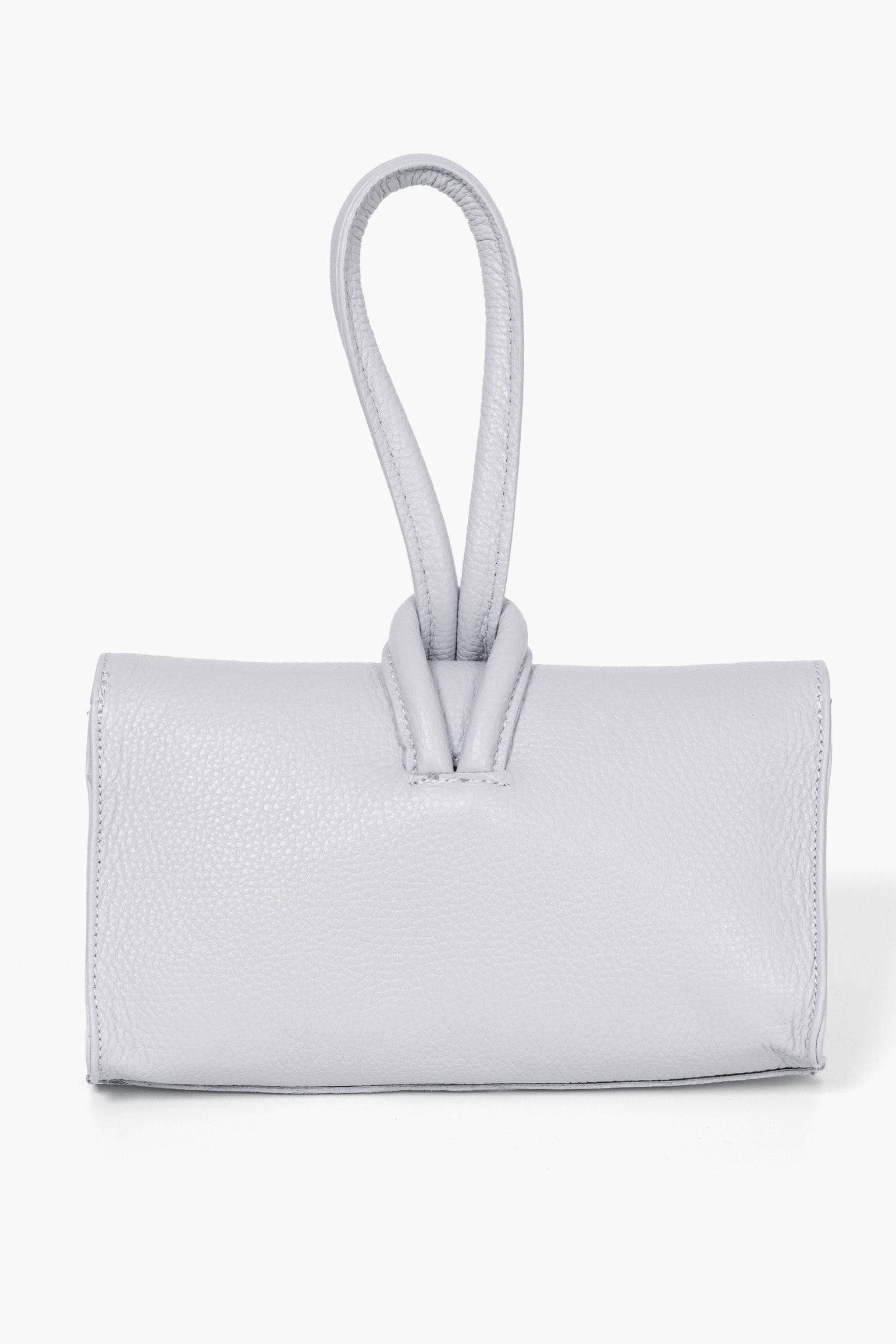 Trixie-Clutch-Bag-Pebbled-Italian-Leather-in-Light-Grey-Back