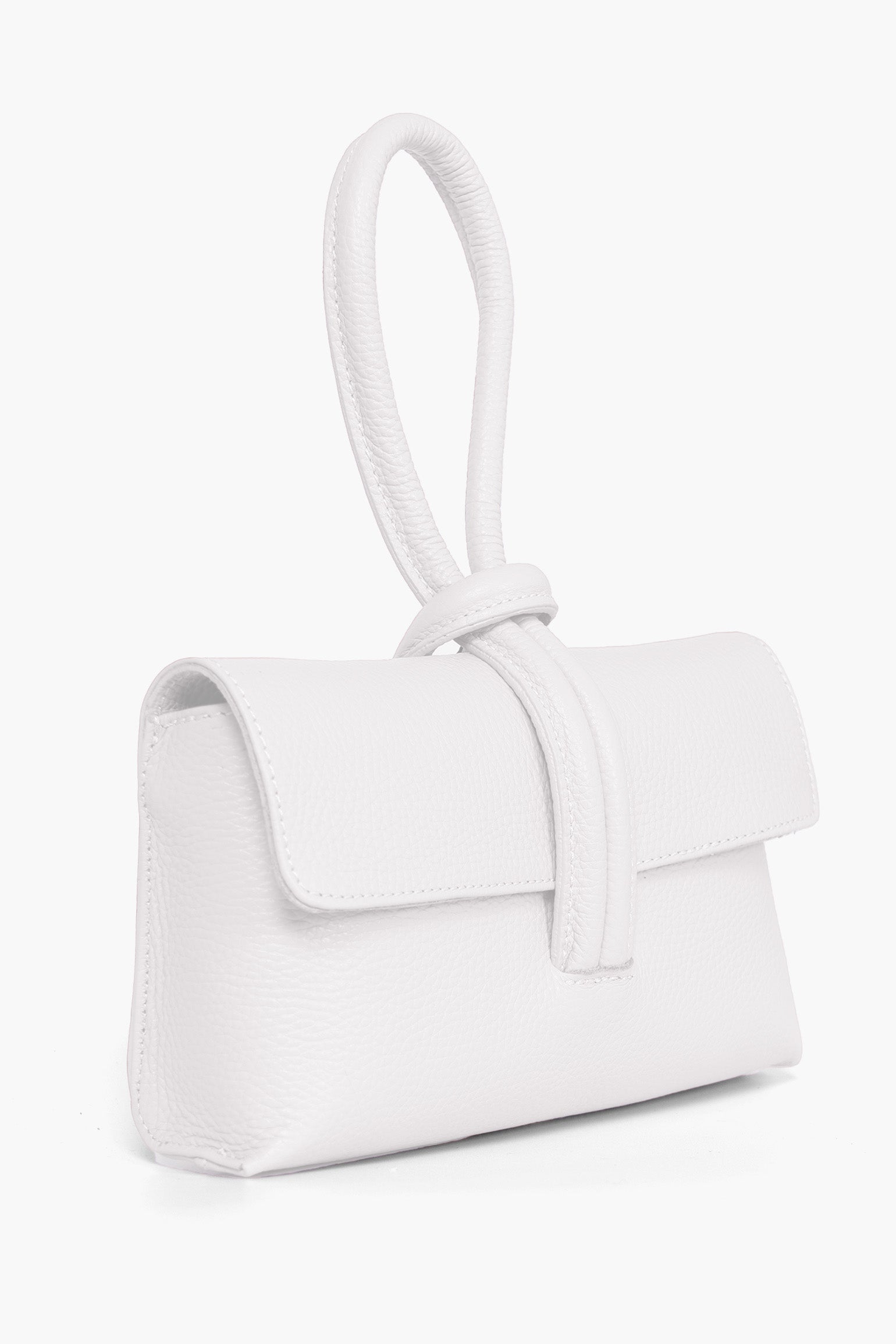 Trixie-Clutch-Bag-Pebbled-Italian-Leather-in-White-Side