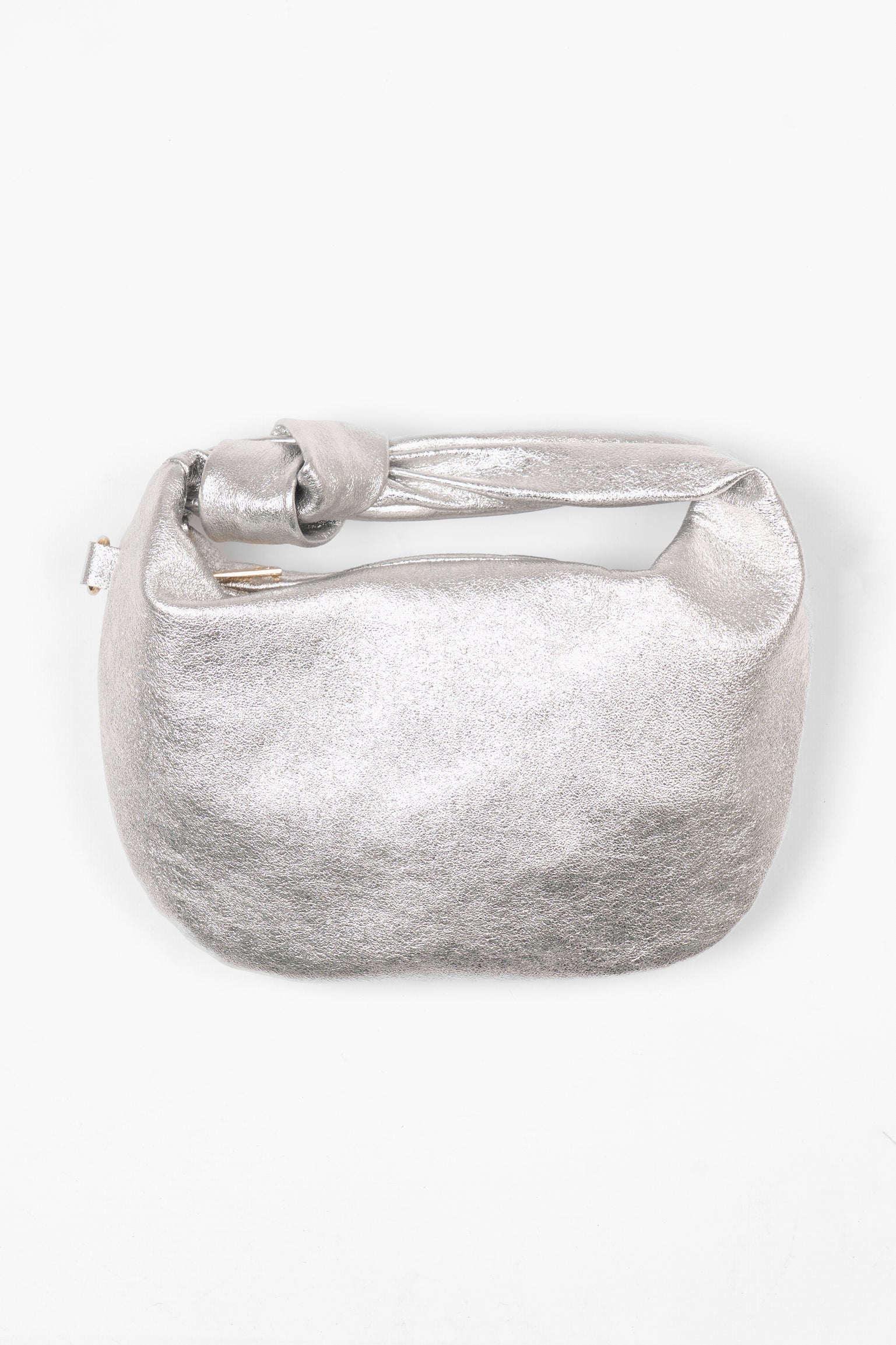 colby-silver-metallic-italian-leather-small-hobo-bag-front-view