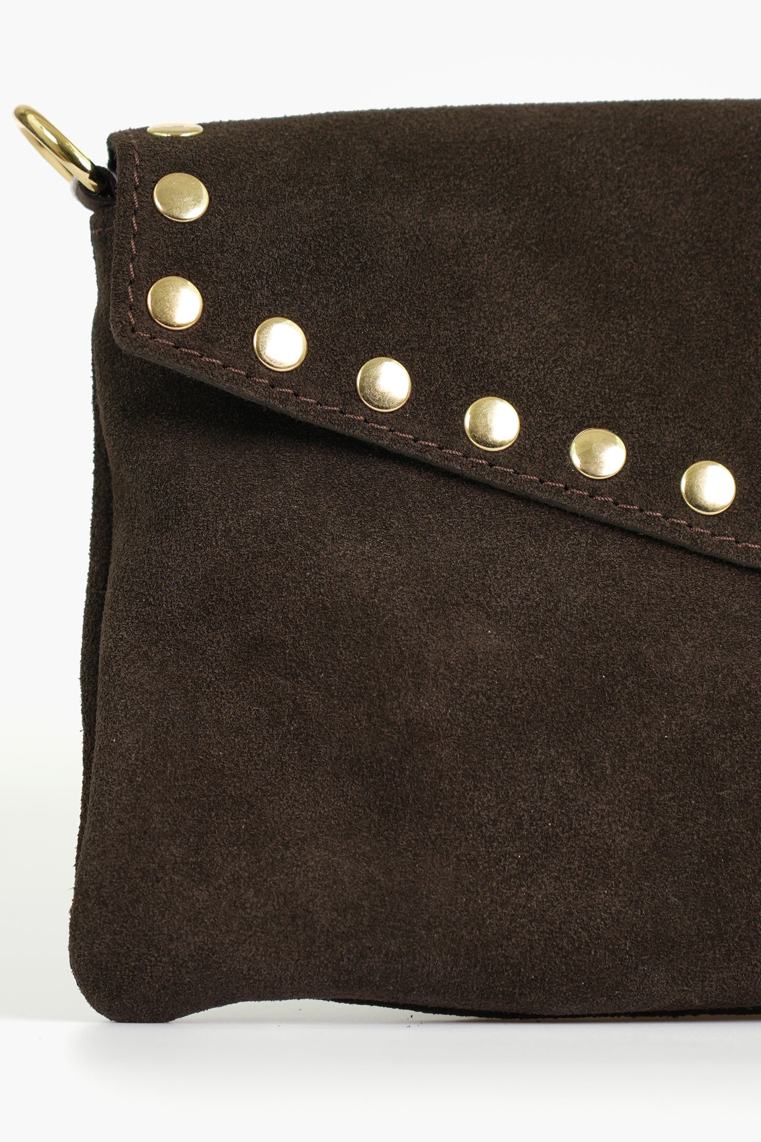 ari-italian-suede-leather-studded-envelope-clutch-brown-close-up