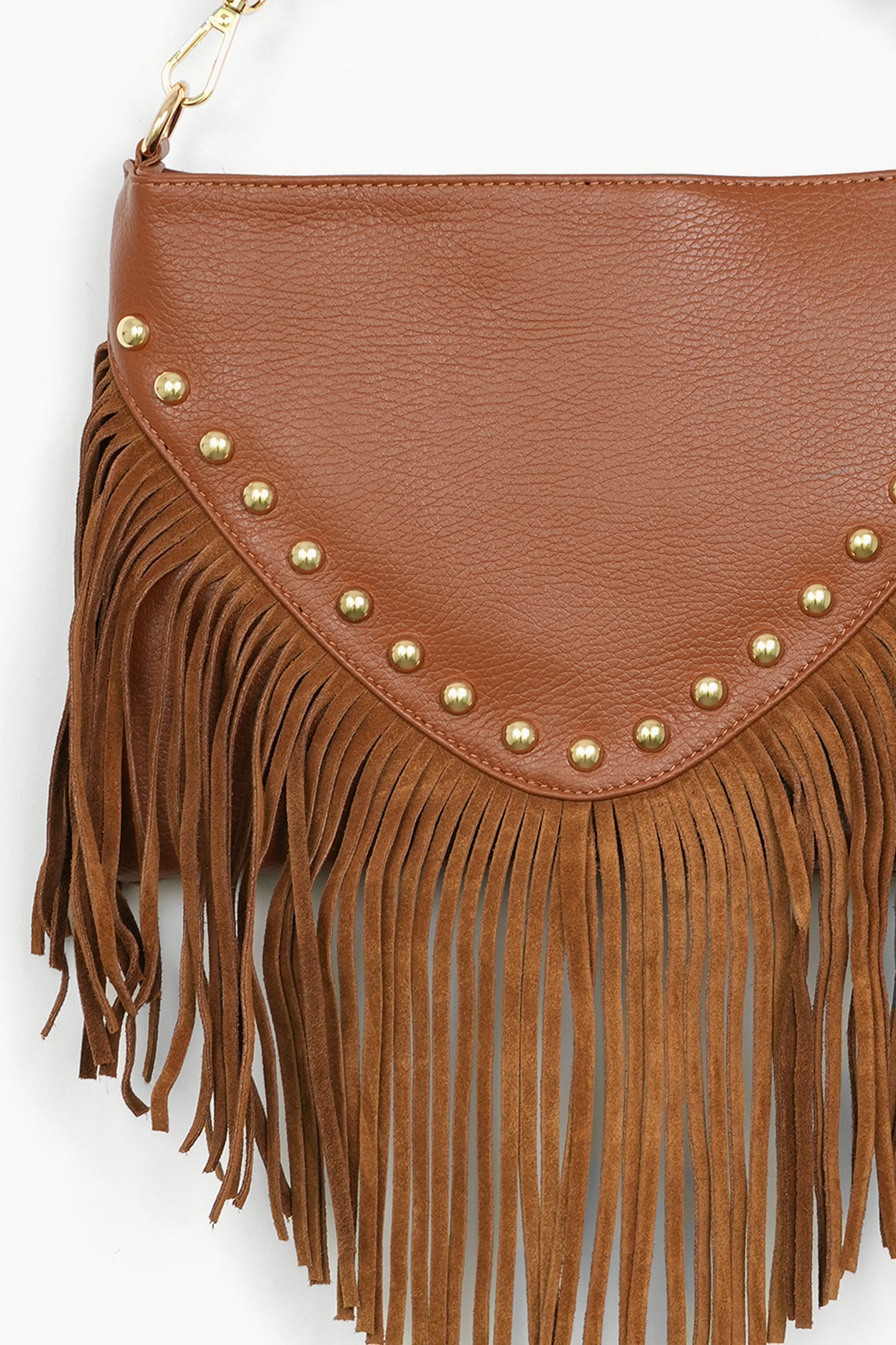 Suede-Fringed-Crossbody-Bag-Italian-Leather-in-Tan-Close-Up-Showing-Suede-Fringing