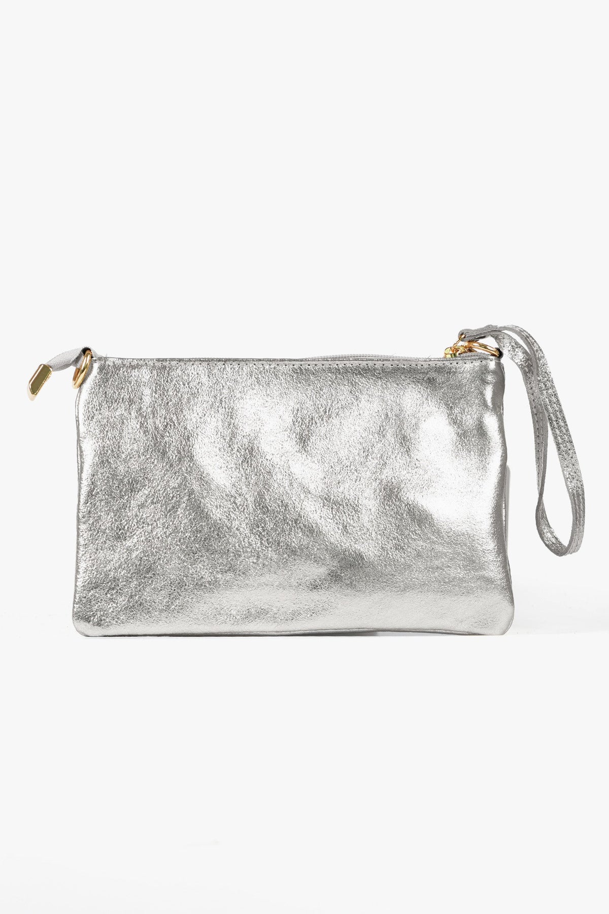 small-italian-leather-clutch-bag-silver-front