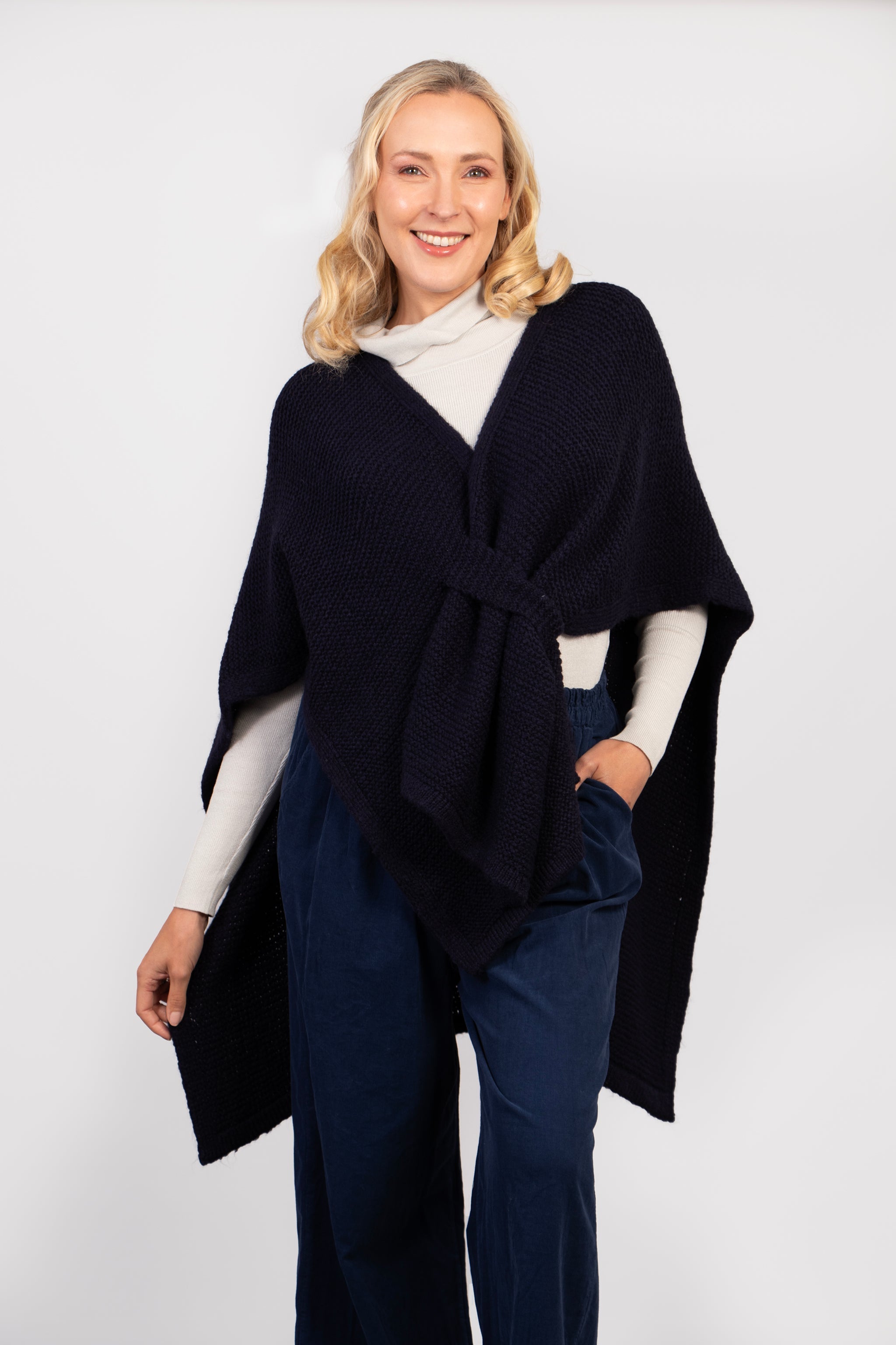 Rosie Tuck Through Wrap - Navy Blue