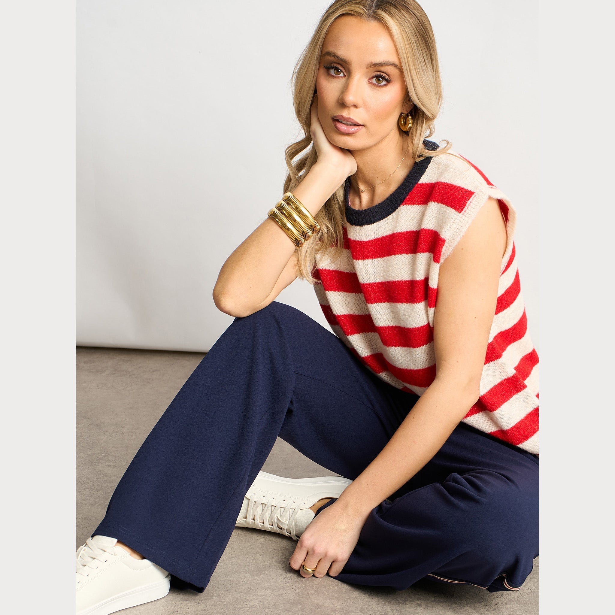 Striped-Italian-Wool-Blend-Tank-Top-in-Red-styled