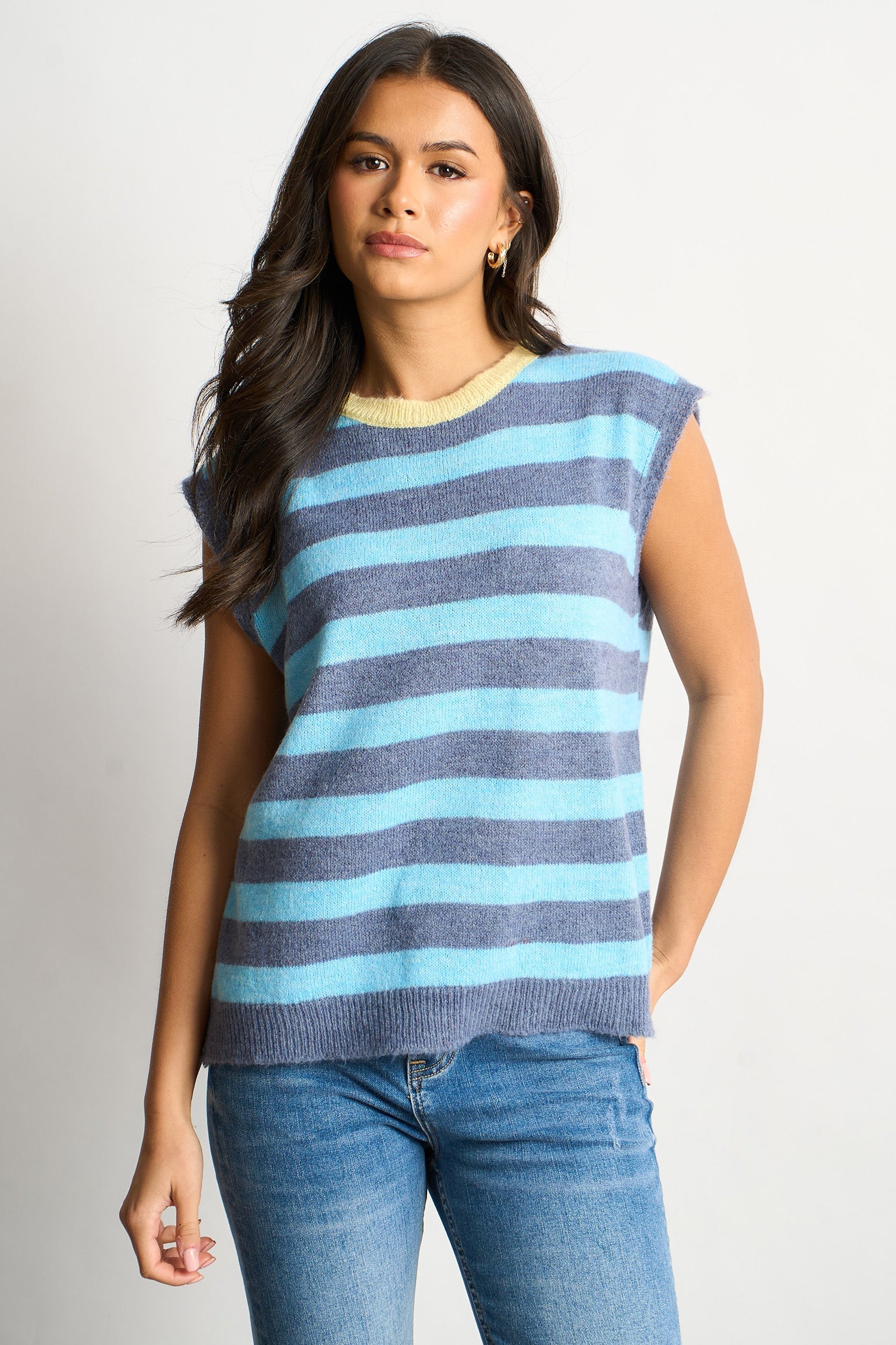 Striped-Italian-Wool-Blend-Tank-Top-in-Blue-front