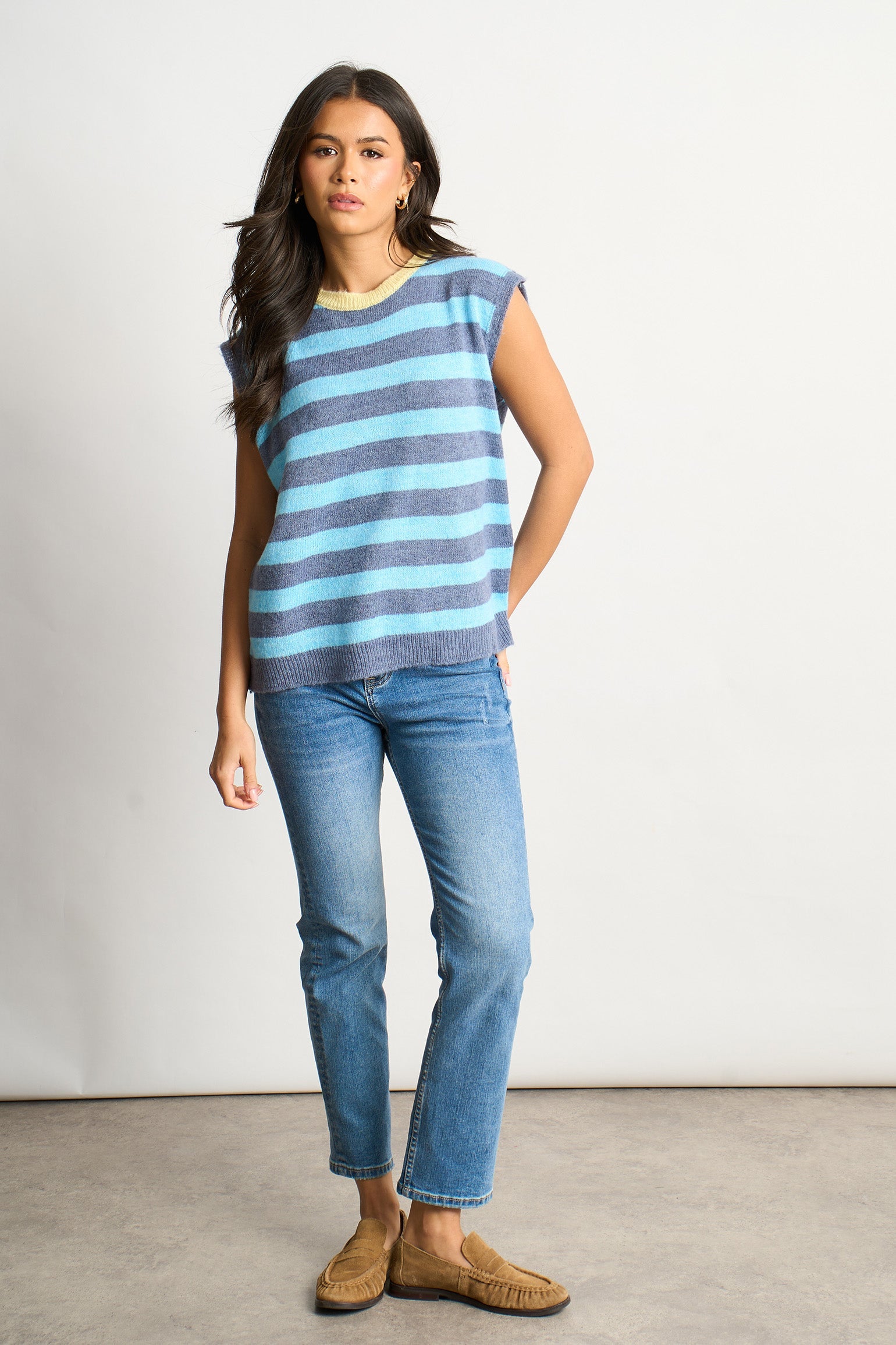 Striped-Italian-Wool-Blend-Tank-Top-in-Blue-styled