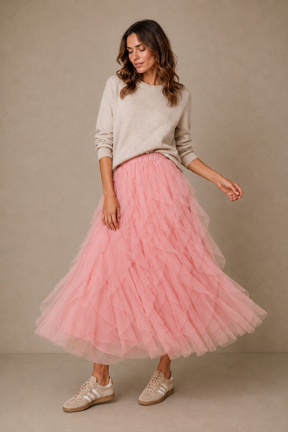 Layla-Pink-Layered-Tulle-Maxi-Skirt