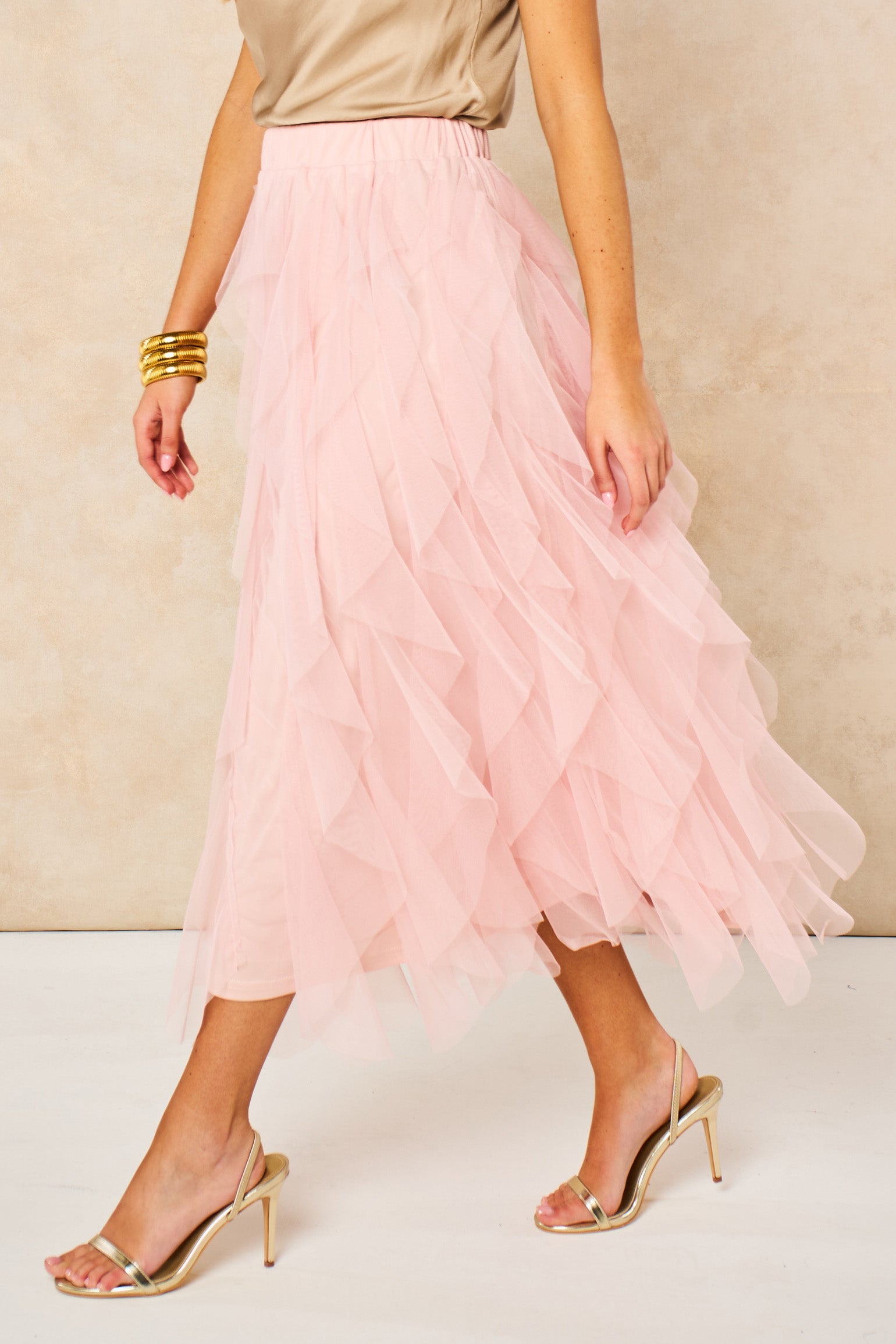 Layla-Dusty-Pink-Layered-Tulle-Maxi-Skirt-Side