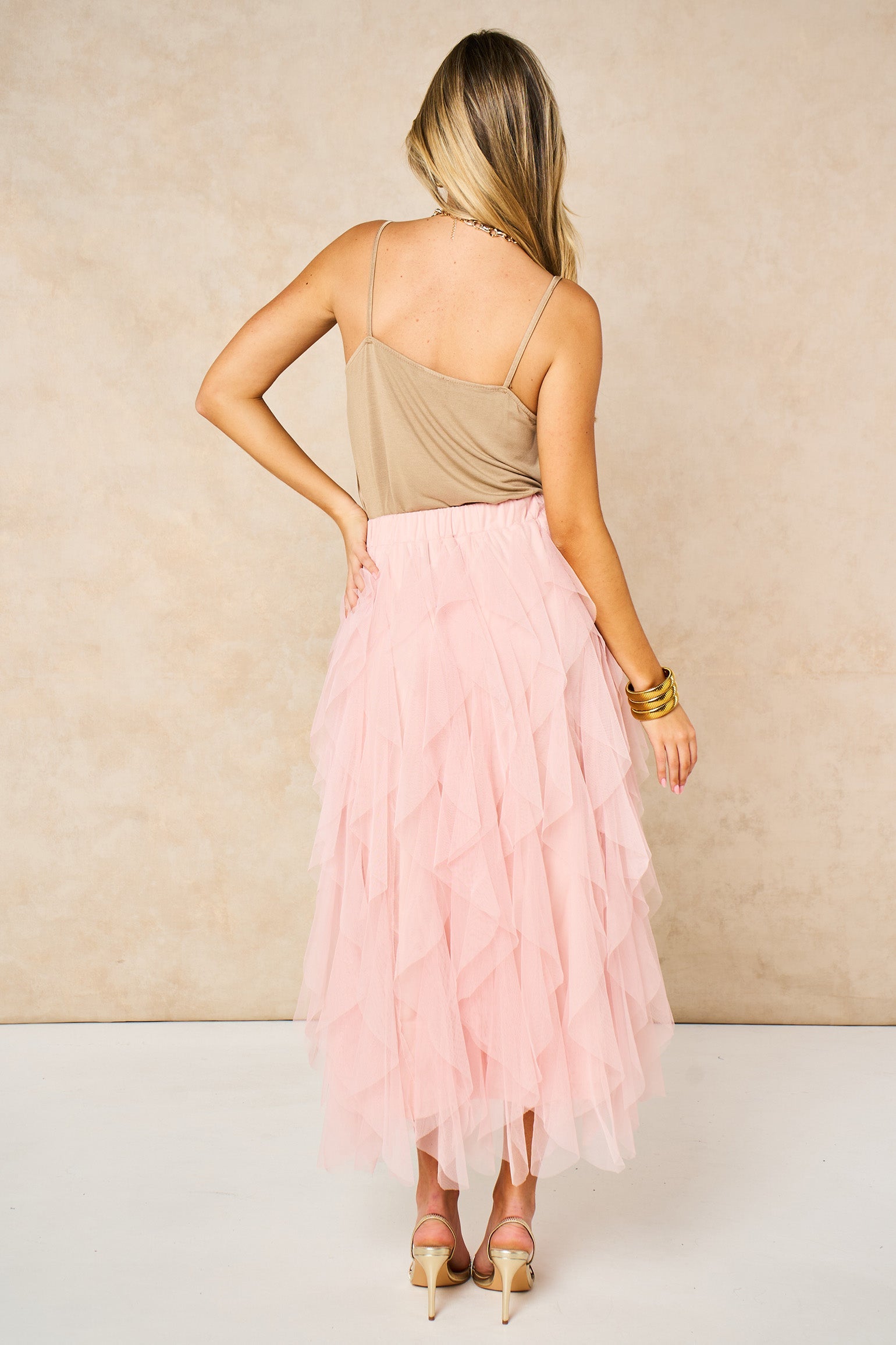 Layla-Dusty-Pink-Layered-Tulle-Maxi-Skirt-Back