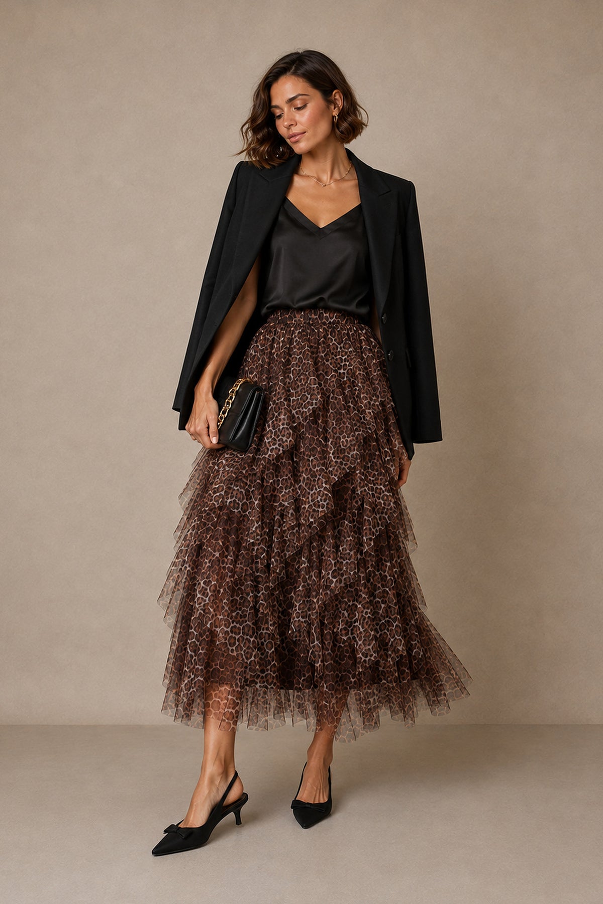 Leopard-Print-Layered-Tulle-Maxi-Skirt-in-Brown
