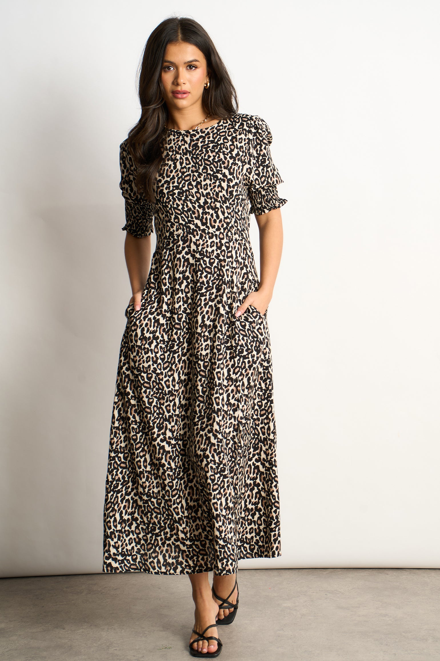 hazel-midi-tea-dress-neutral-leopard-print