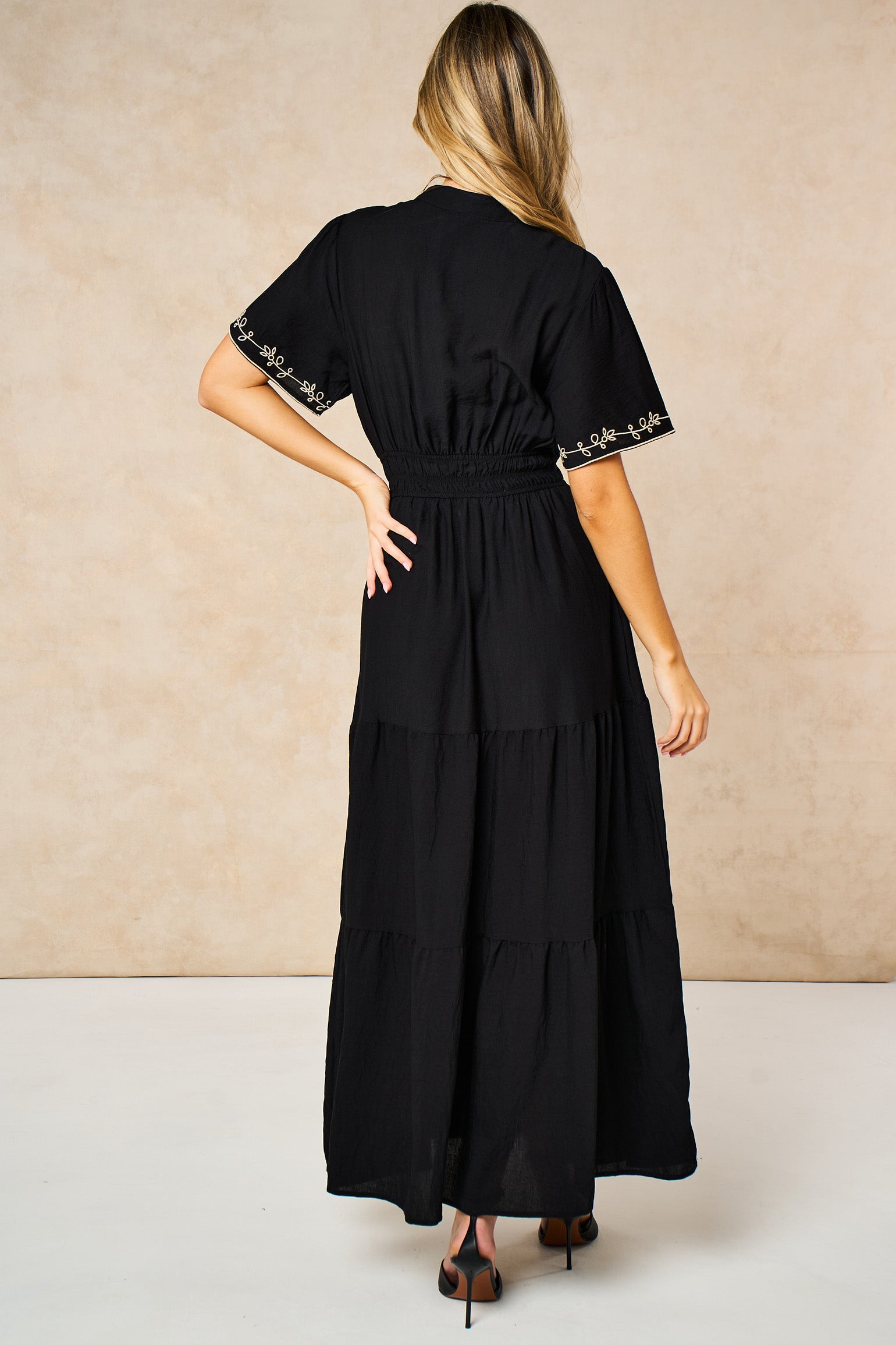 Embroidered-Tiered-Maxi-Dress-in-Black-back