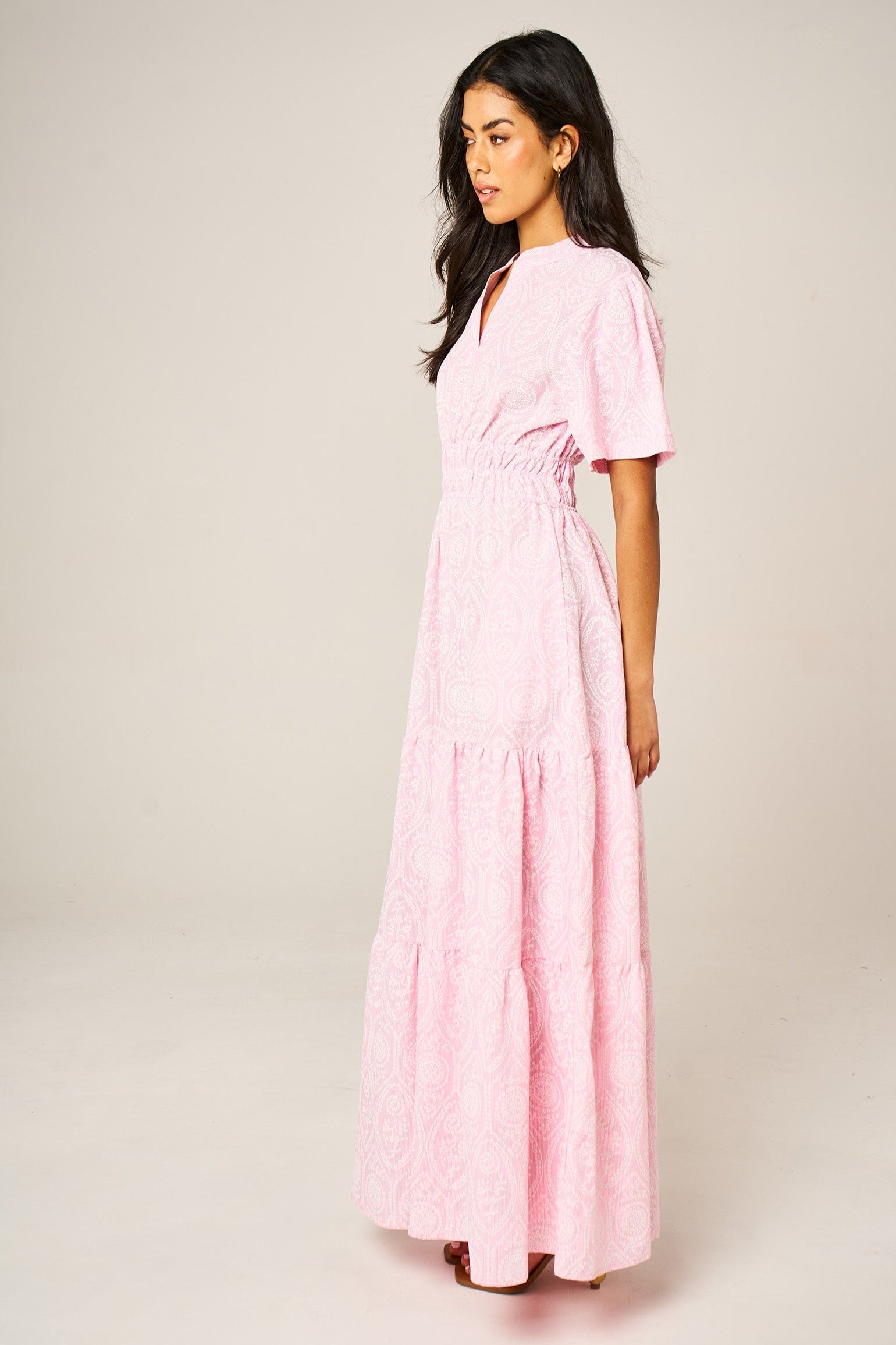Paisley-Print-Tiered-Maxi-Dress-in-Light-Pink-Side