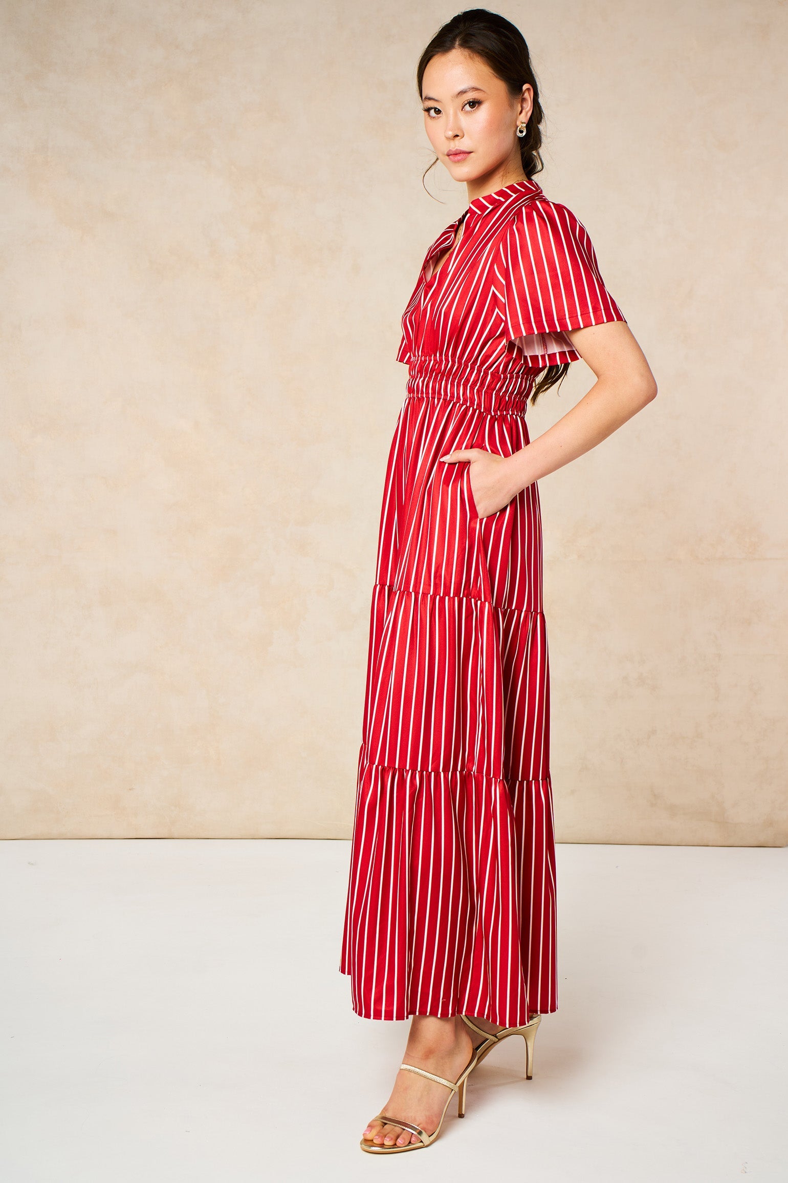 Striped-Tiered-Maxi-Dress-in-Red-Side