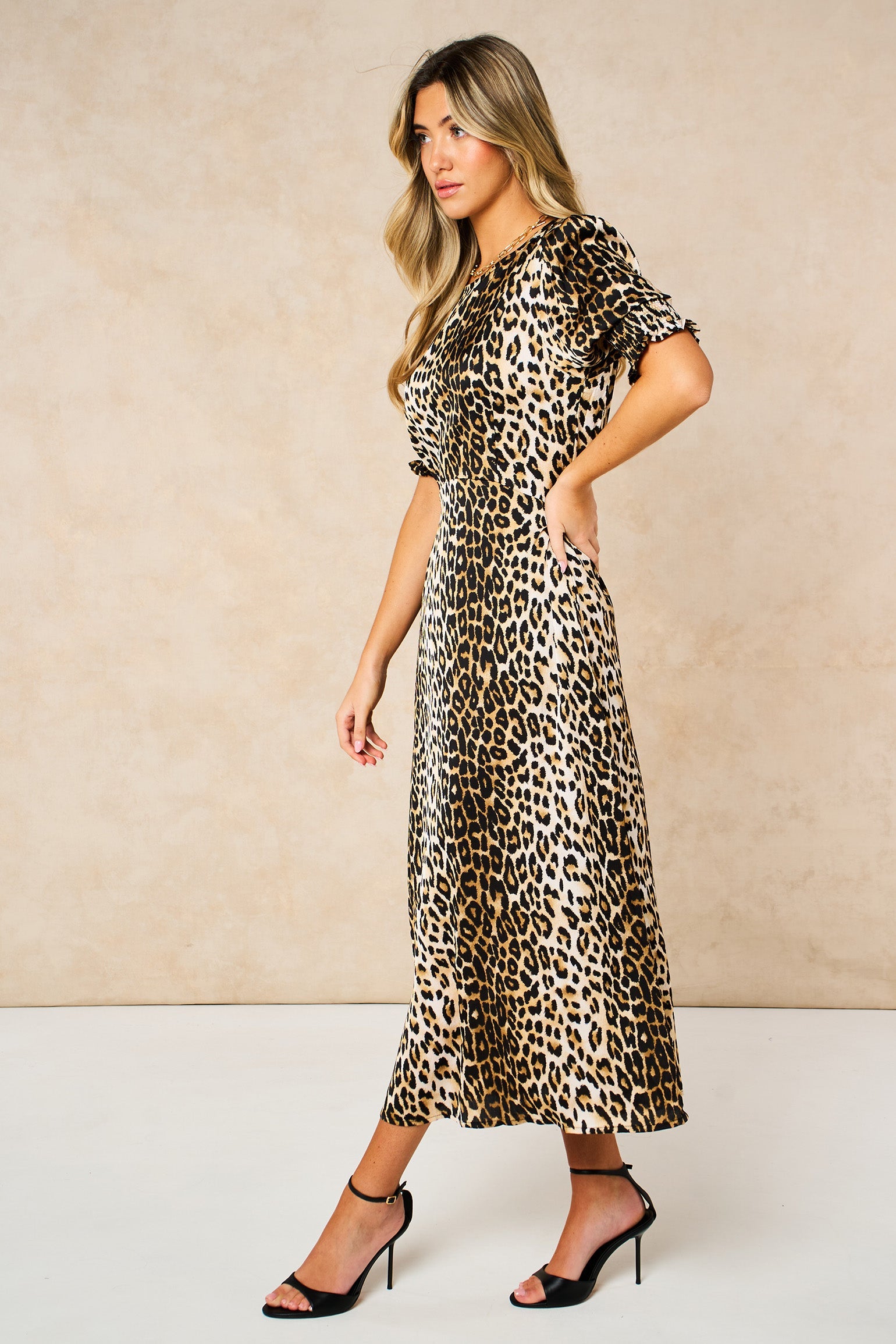 Leopard-Print-Midi-Tea-Dress-in-Cream-Side