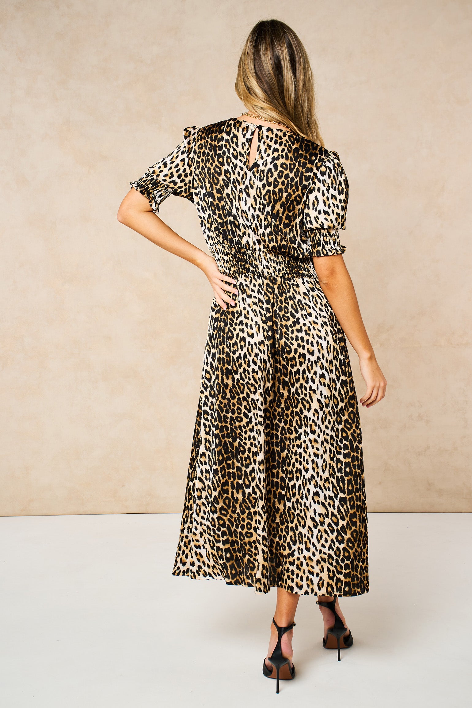 Leopard-Print-Midi-Tea-Dress-in-Cream-Back